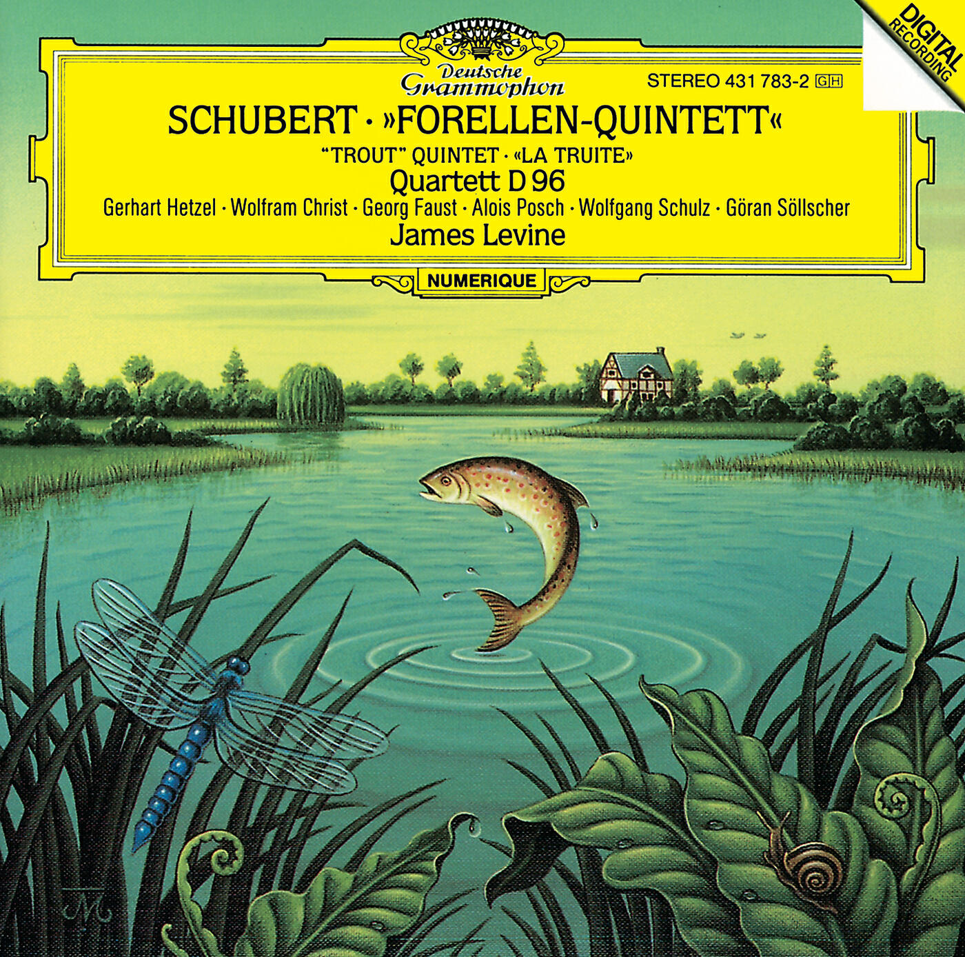 James Levine, Gerhart Hetzel, Wolfram Christ, Georg Faust, Alois Posch - Schubert: Piano Quintet in A, D.667 - 