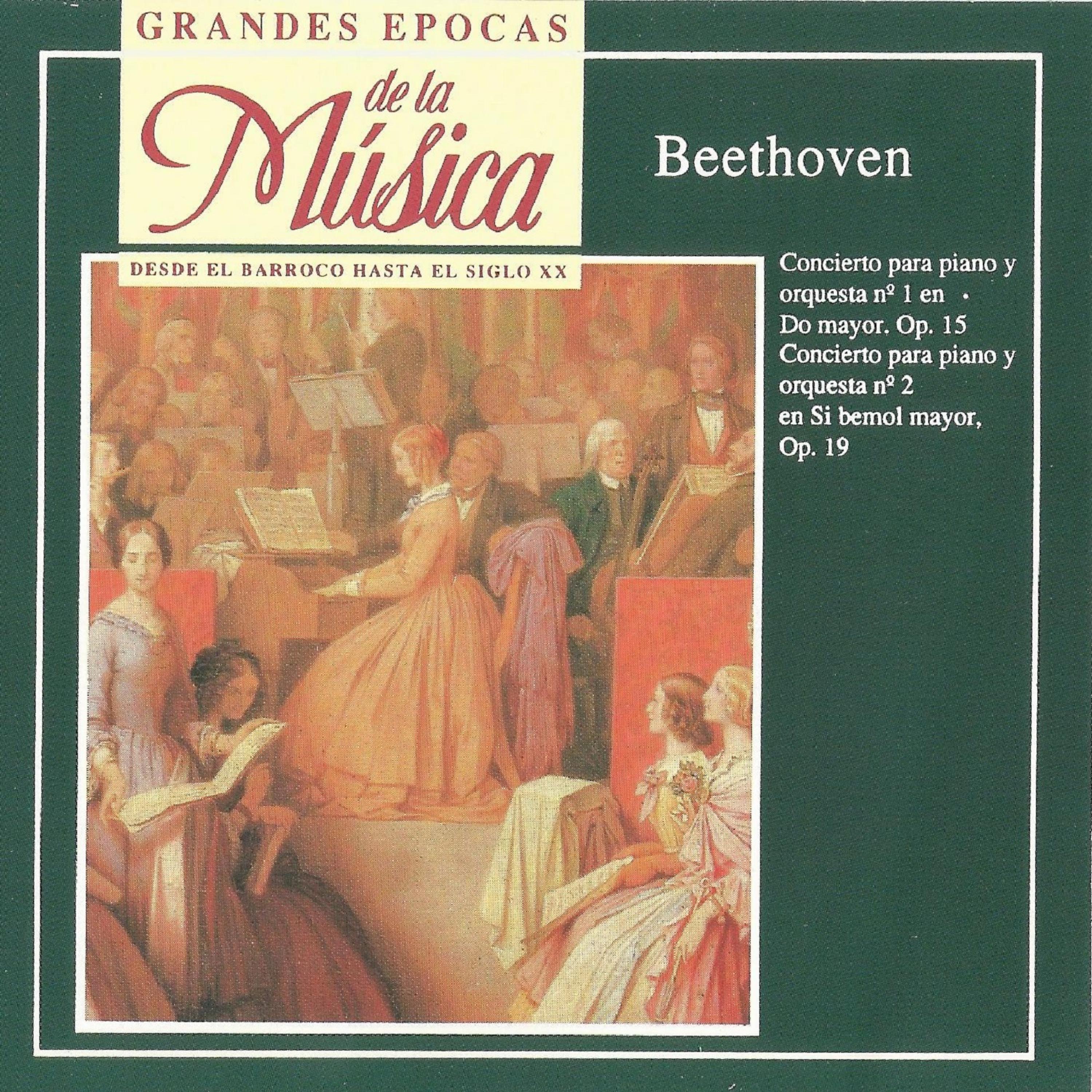 Постер альбома Grandes Épocas de la Música. Beethoven: Conciertos para Piano y Orquesta No. 1 y No. 2
