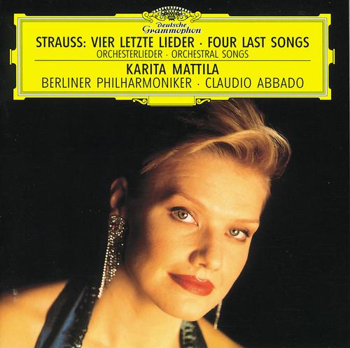 Постер альбома Strauss, R.: Vier letzte Lieder; Orchesterlieder