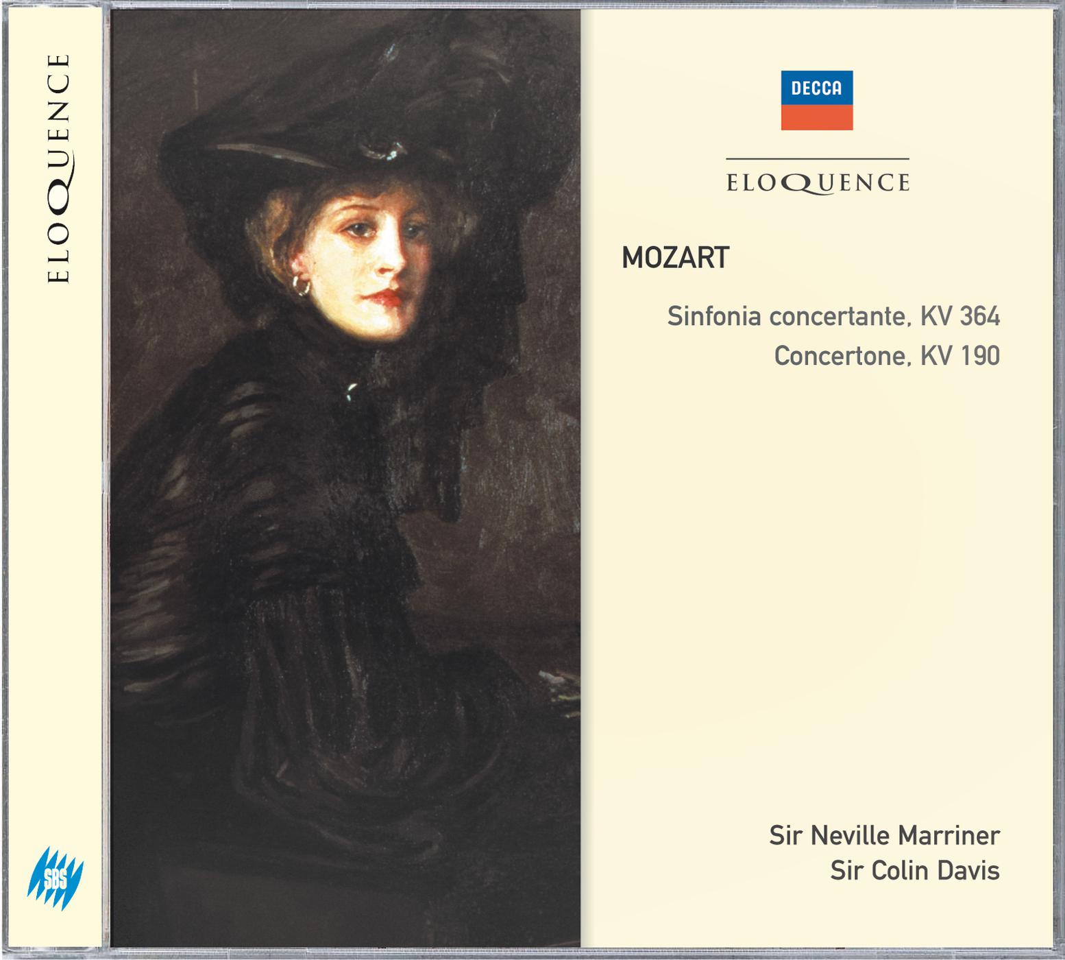 Постер альбома Mozart: Sinfonia Concertante, KV364; Concertone,KV190