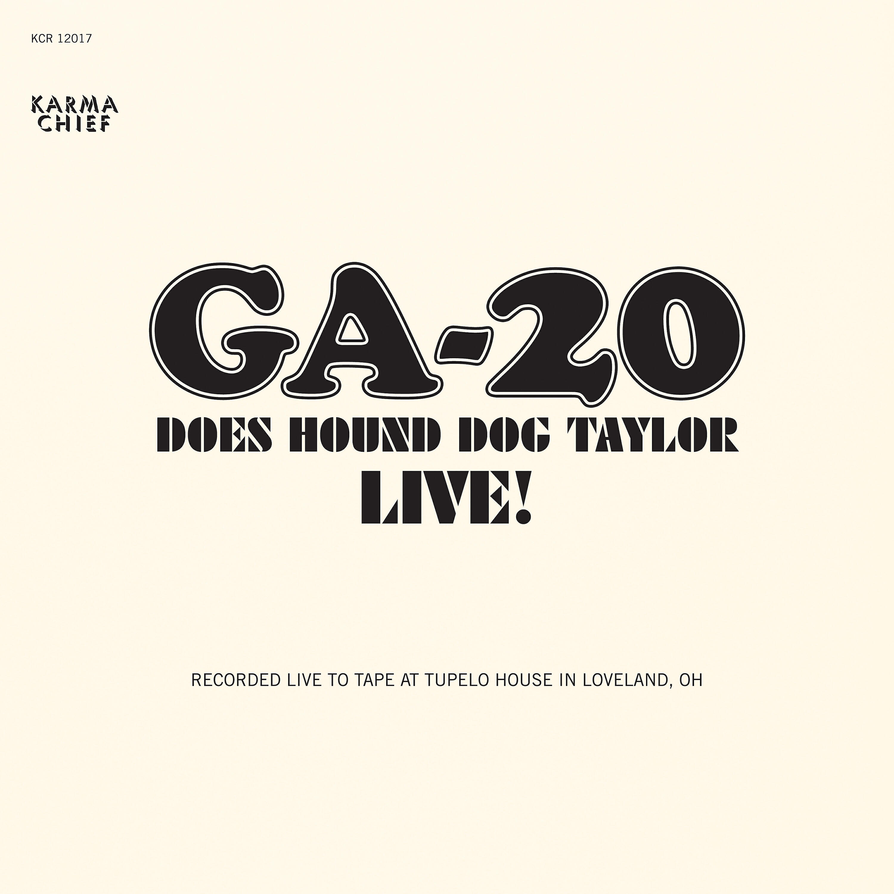 GA-20 - Give Me Back My Wig (Live)