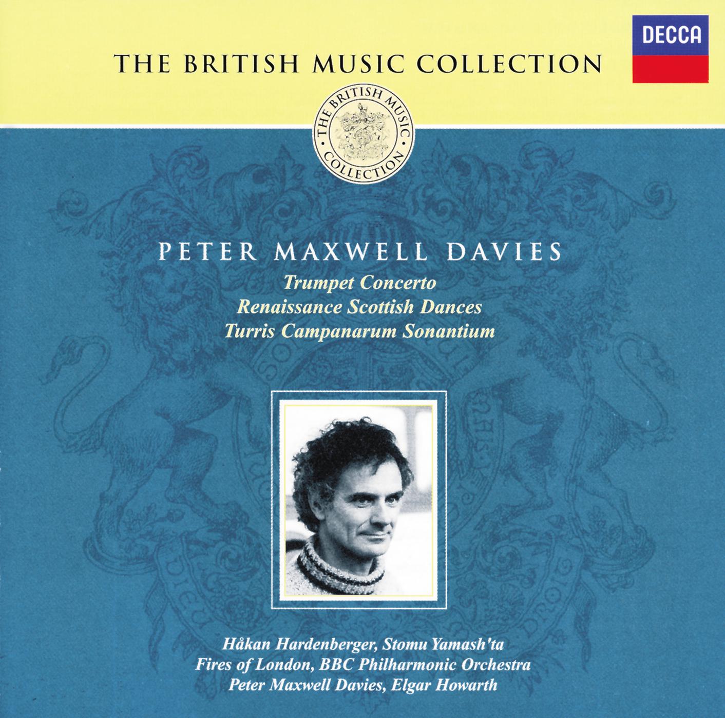 Постер альбома Maxwell Davies: Trumpet Concerto; Renaissance Scottish Dances etc