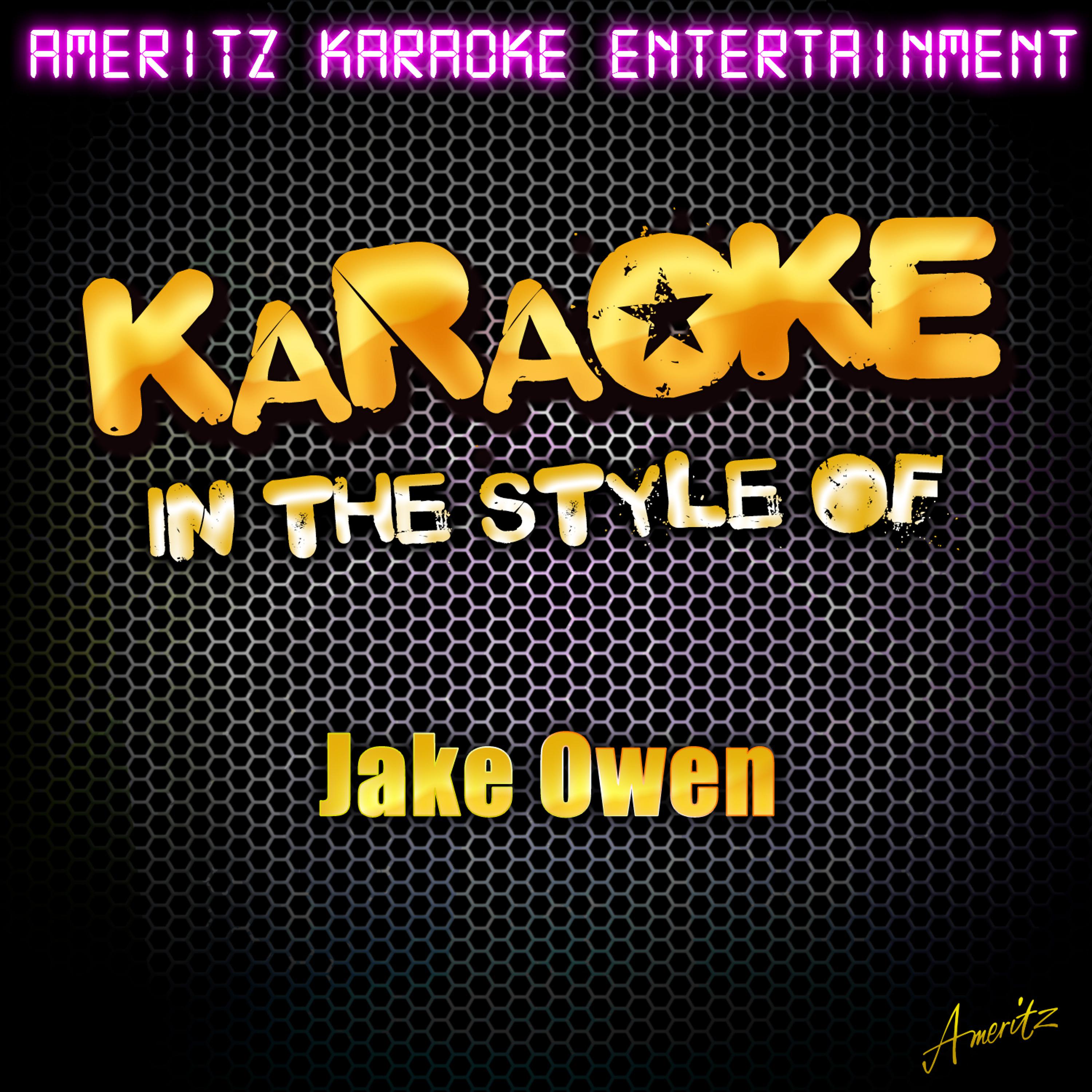 Постер альбома Karaoke (In the Style of Jake Owen)