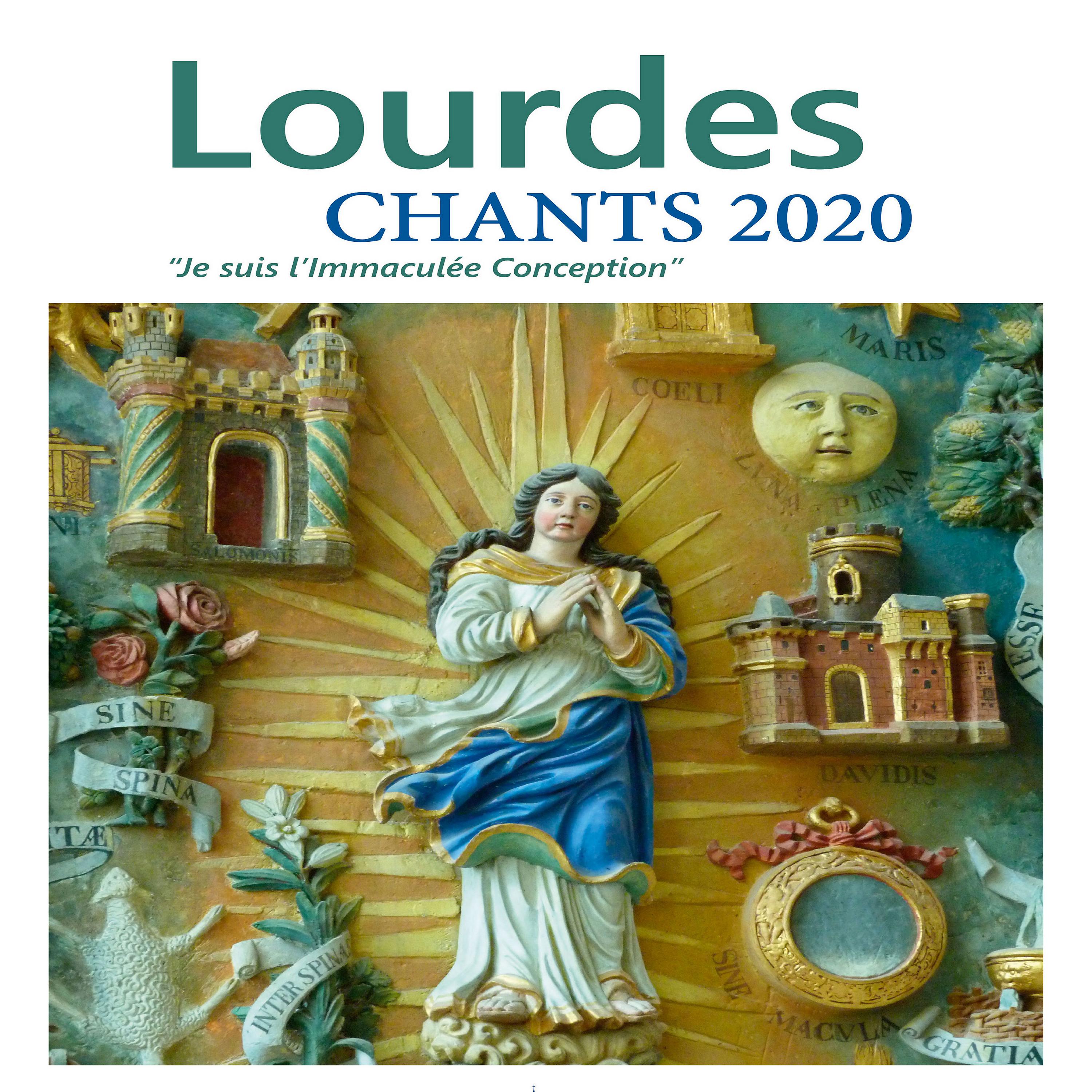 Постер альбома Lourdes, chants 2020 "Je suis l'Immaculée Conception"