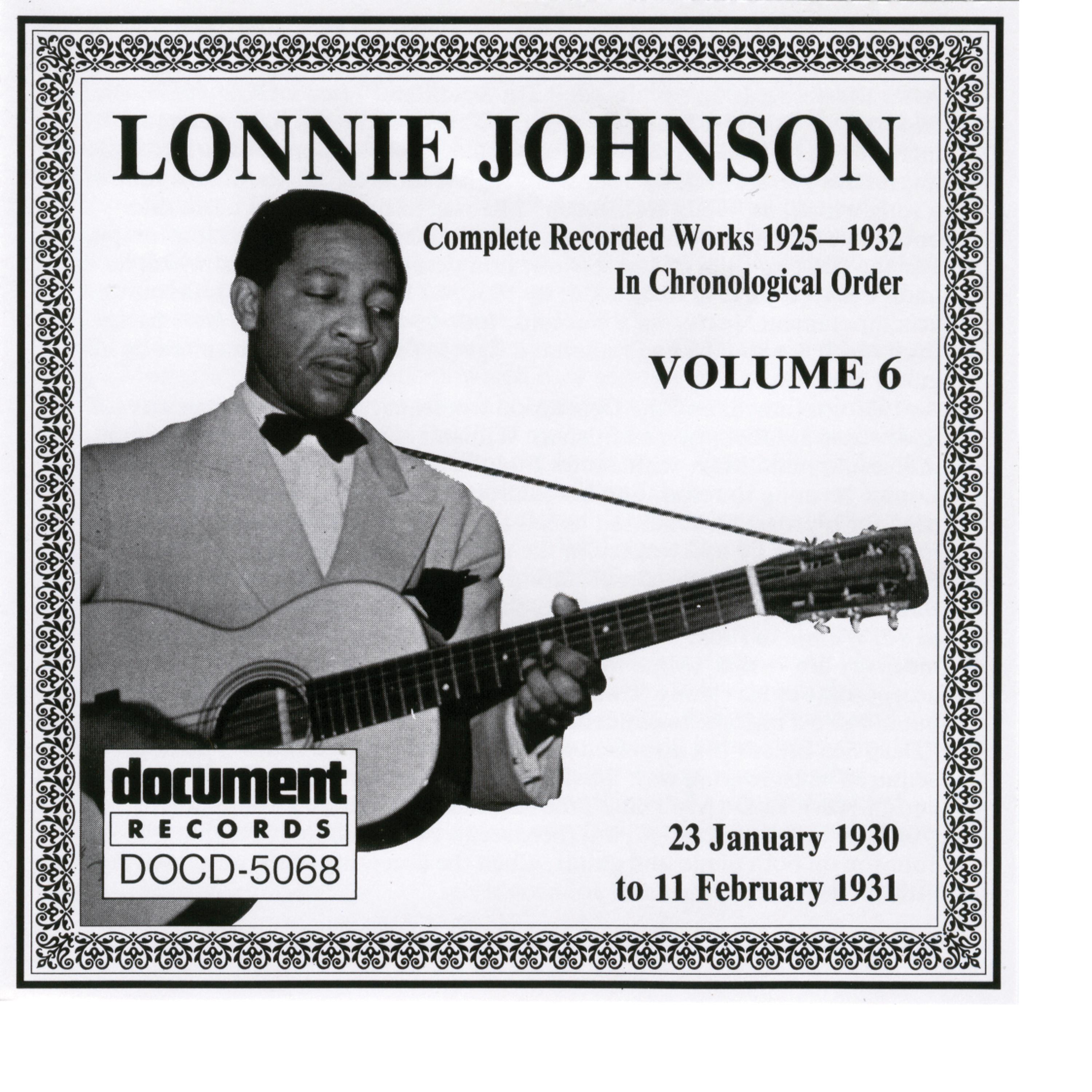 Постер альбома Lonnie Johnson Vol. 6 (1930 - 1931)