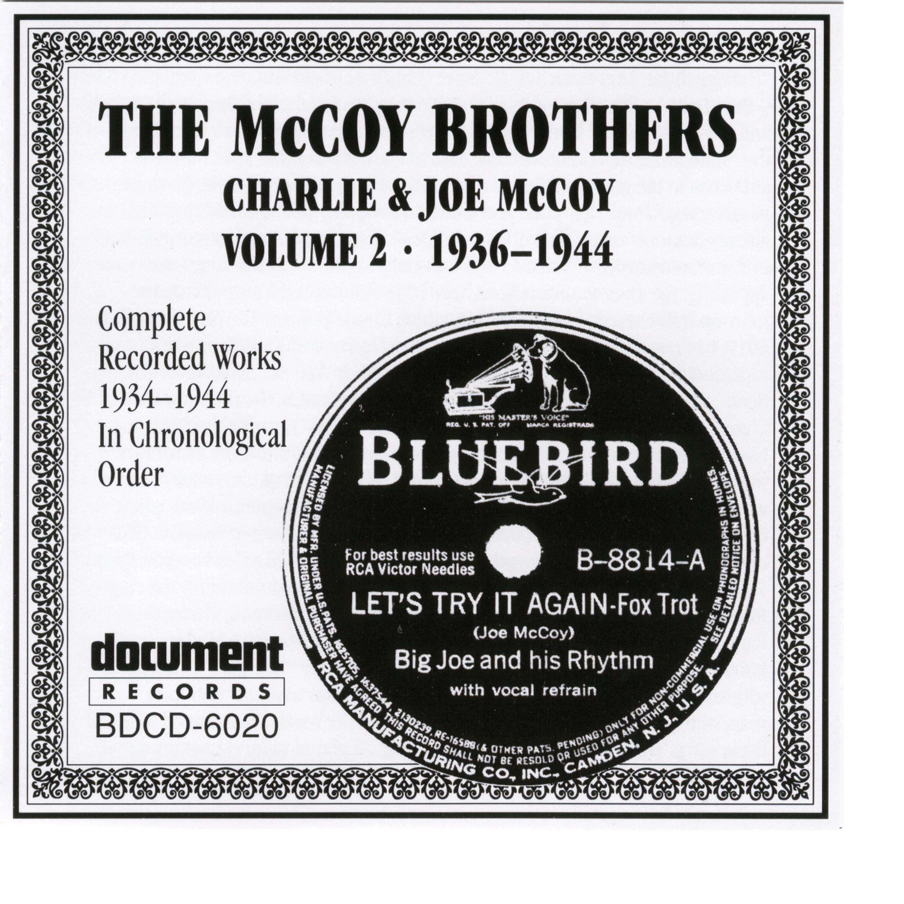 Постер альбома The McCoy Brothers (Charlie & Joe McCoy) Vol. 2 (1936-1944)