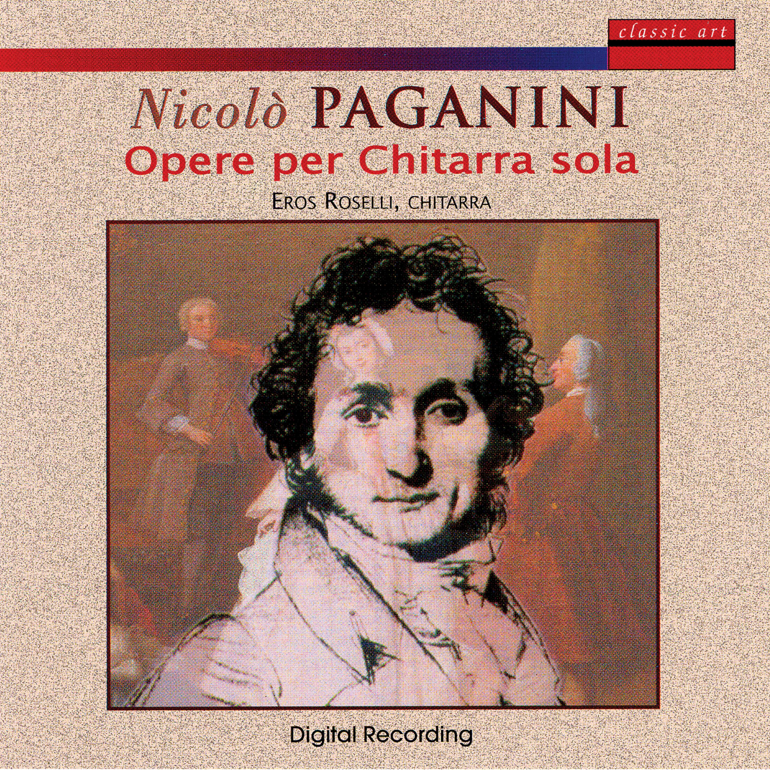 Постер альбома Nicolo Paganini: Opere Per Chitarra Sola