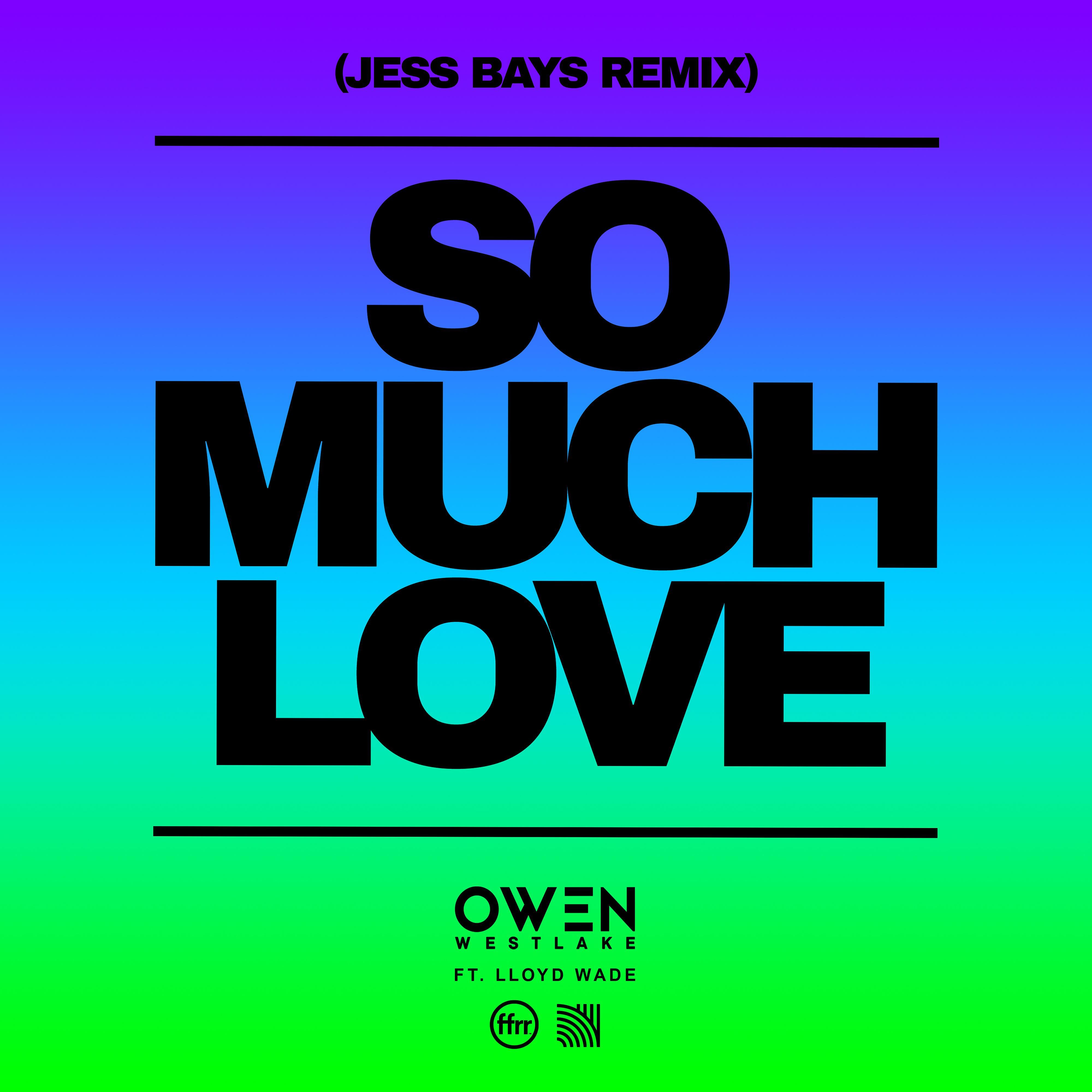 Постер альбома So Much Love (feat. Lloyd Wade) [Jess Bays Remix]