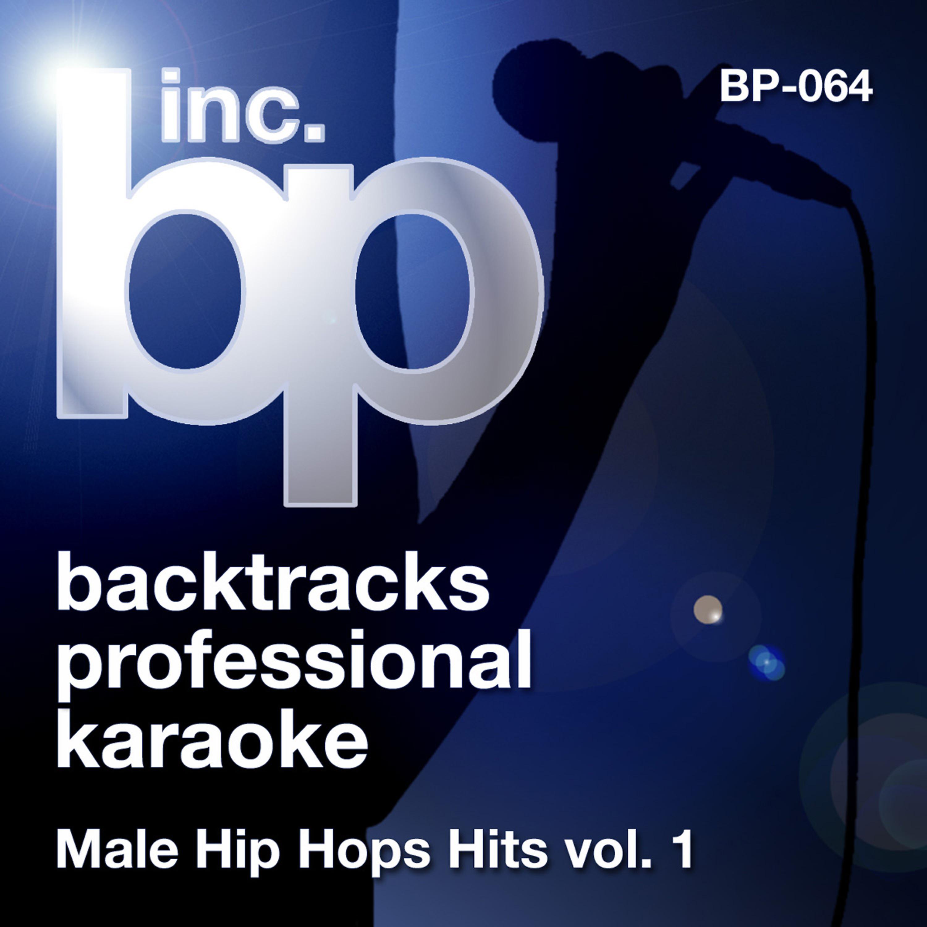 Постер альбома Karaoke - Male Hip Hop Hits, Vol. 1 (Karaoke Version) - EP