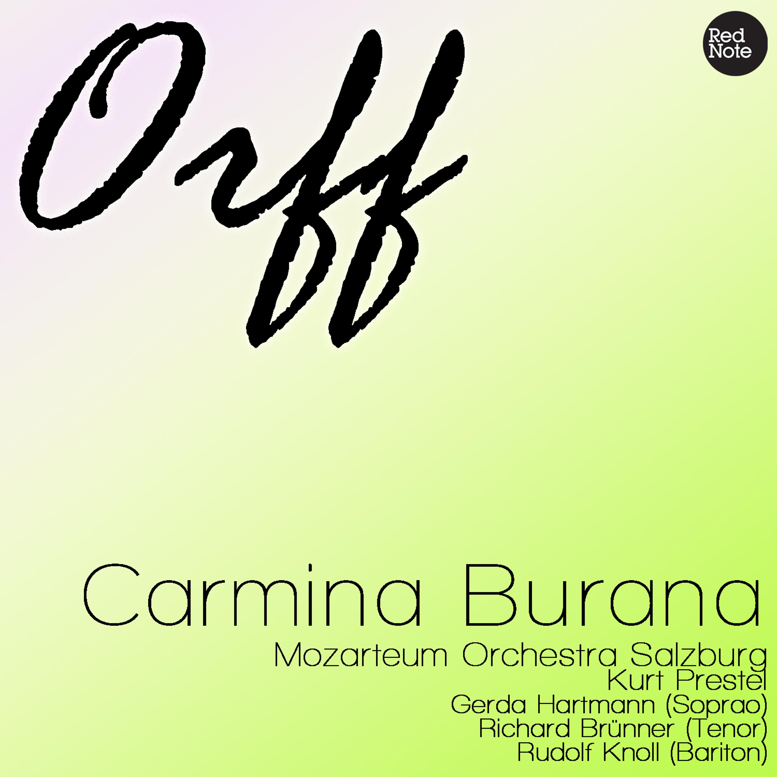 Постер альбома Orff: Carmina Burana