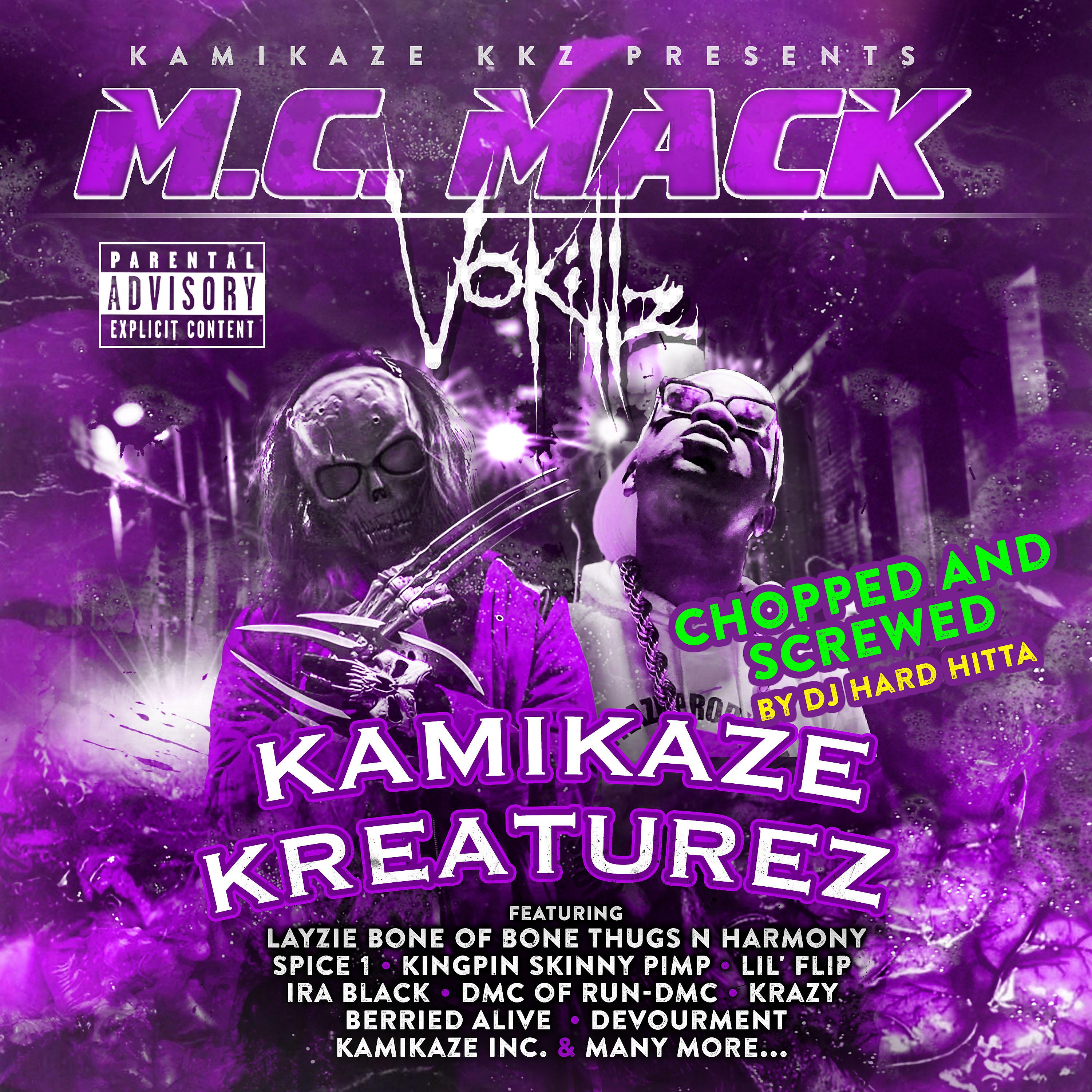 Постер альбома Kamikaze Kreaturez (Chopped and Screwed)