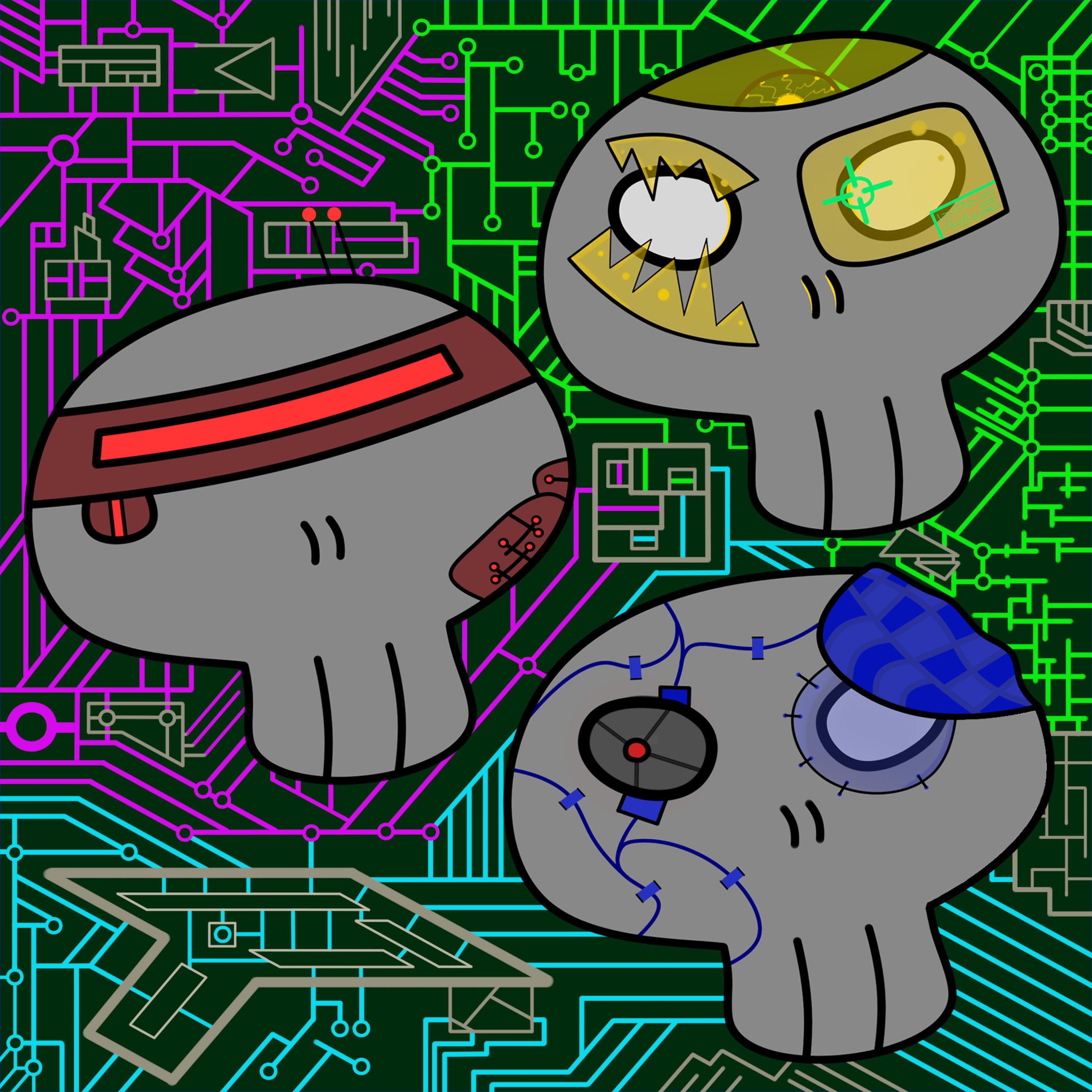 Постер альбома Cyber Skeletons