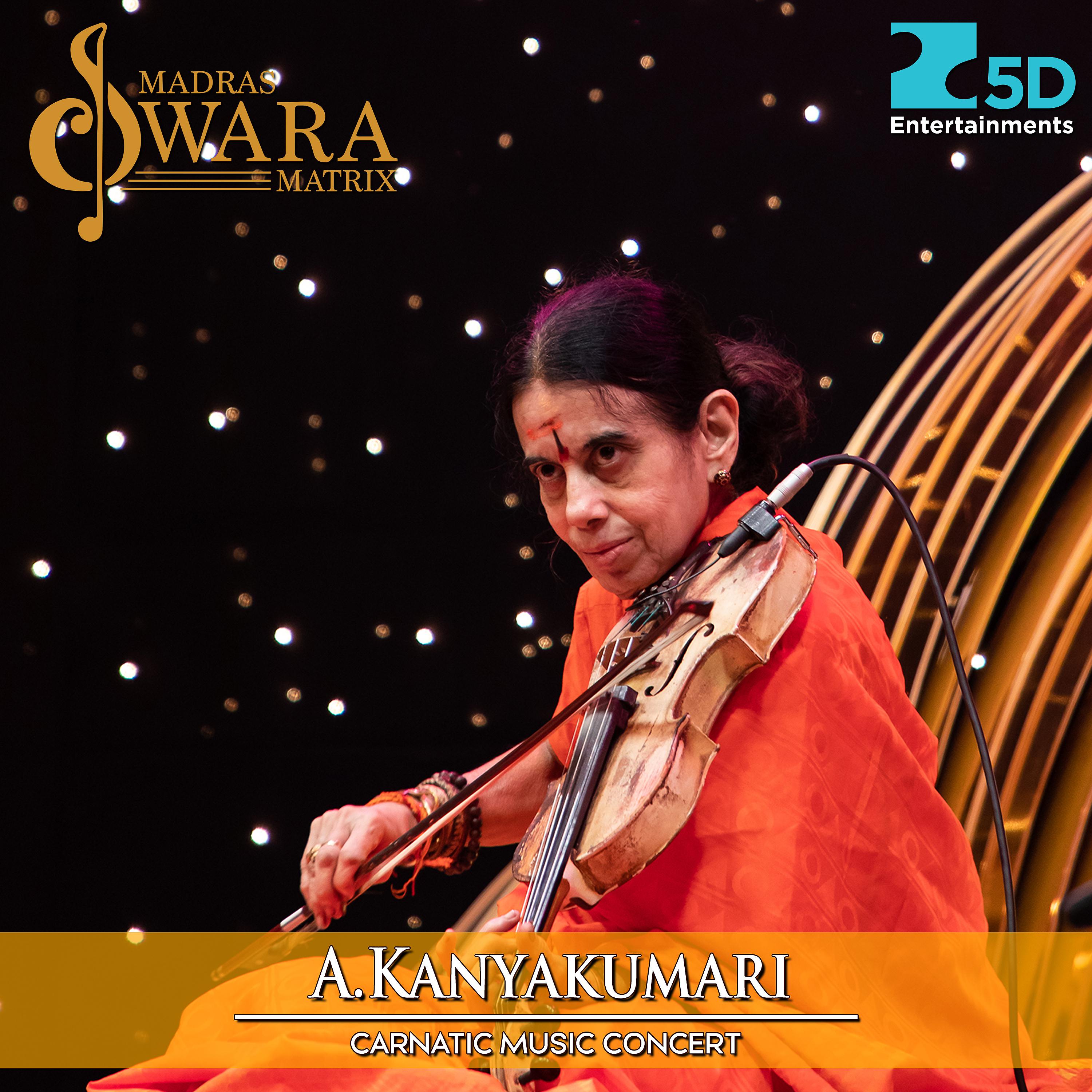 Постер альбома A.Kanyakumari Carnatic Music Concert
