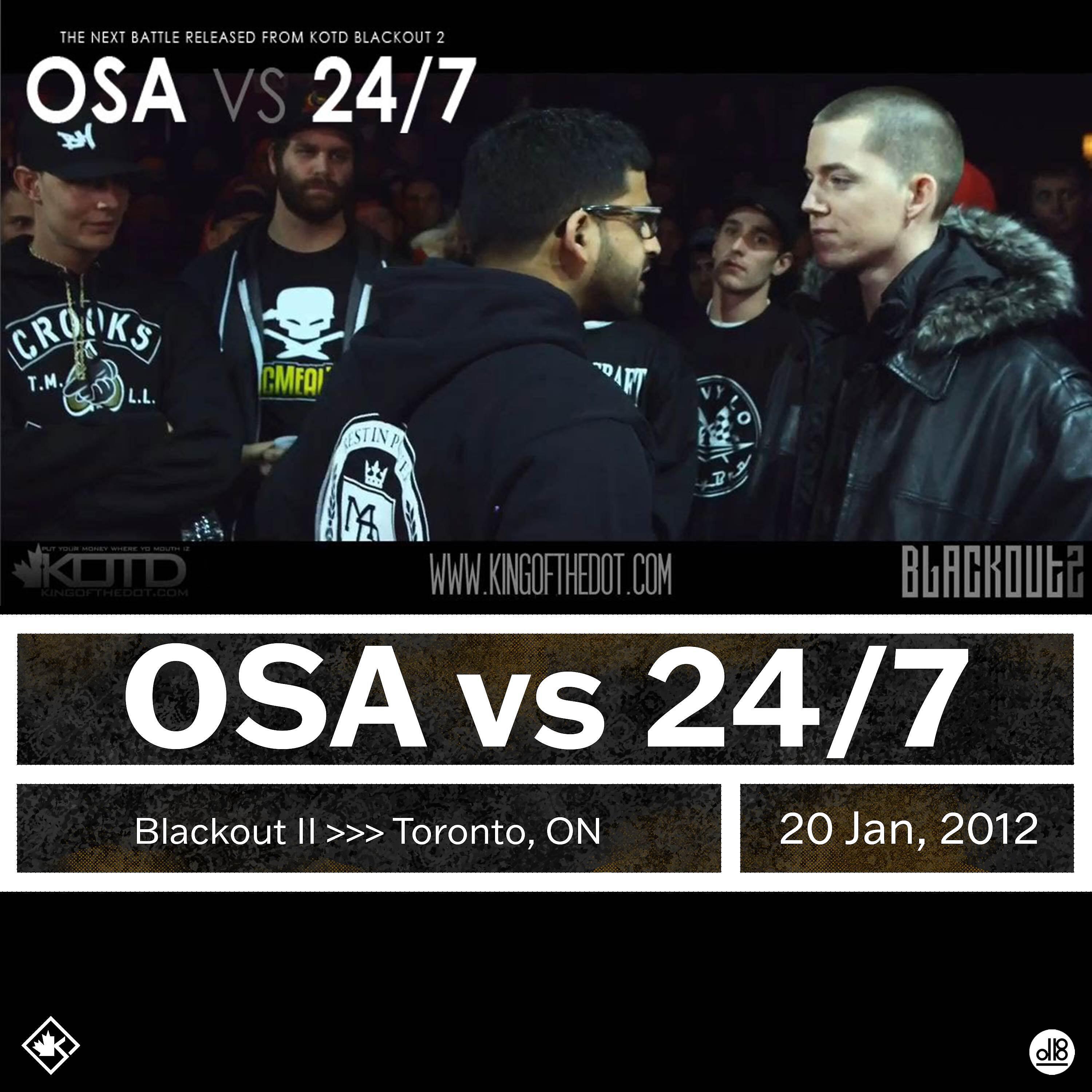 King Of The Dot - Round 3 - Osa - Osa vs 24/7