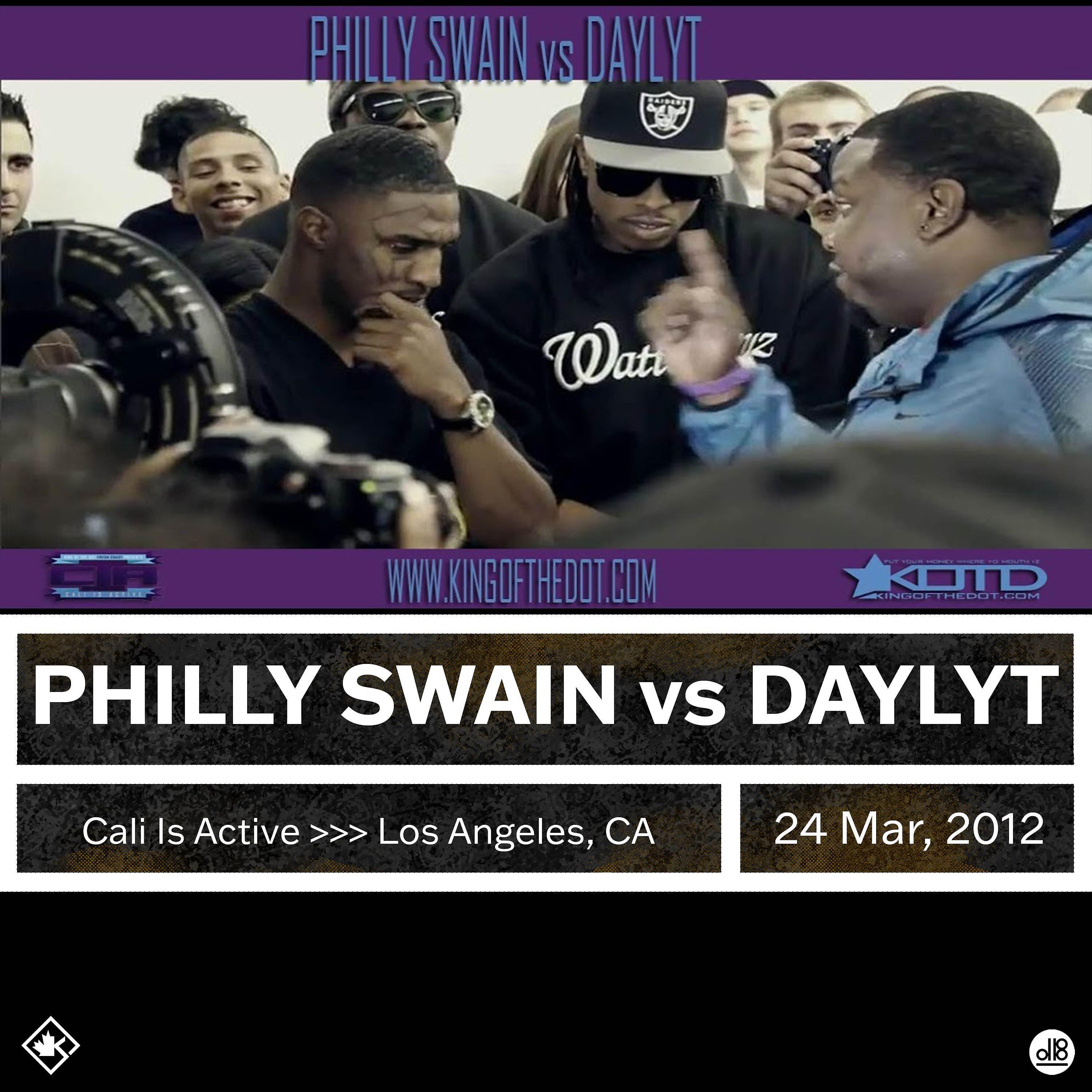 King Of The Dot - Round 2 - Daylyt - Philly Swain vs Daylyt