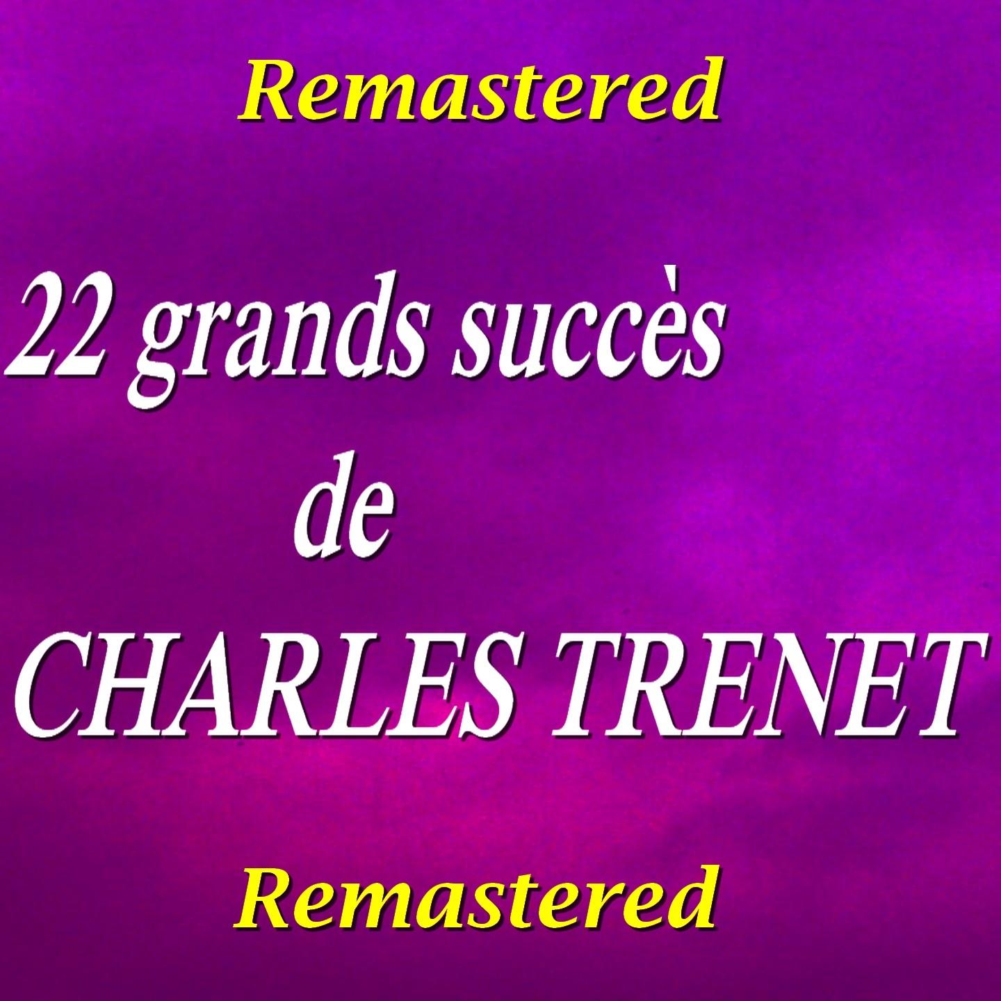 Постер альбома 22 grands succès de Charles Trenet