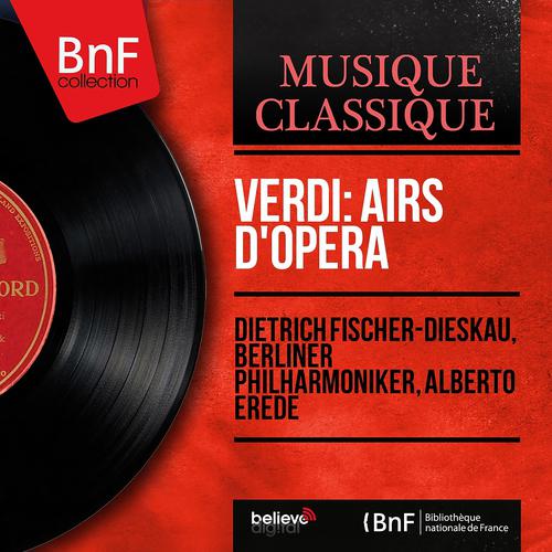 Постер альбома Verdi: Airs d'opéra (Mono Version)