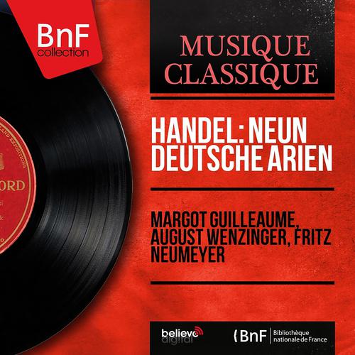 Постер альбома Handel: Neun deutsche Arien (Mono Version)