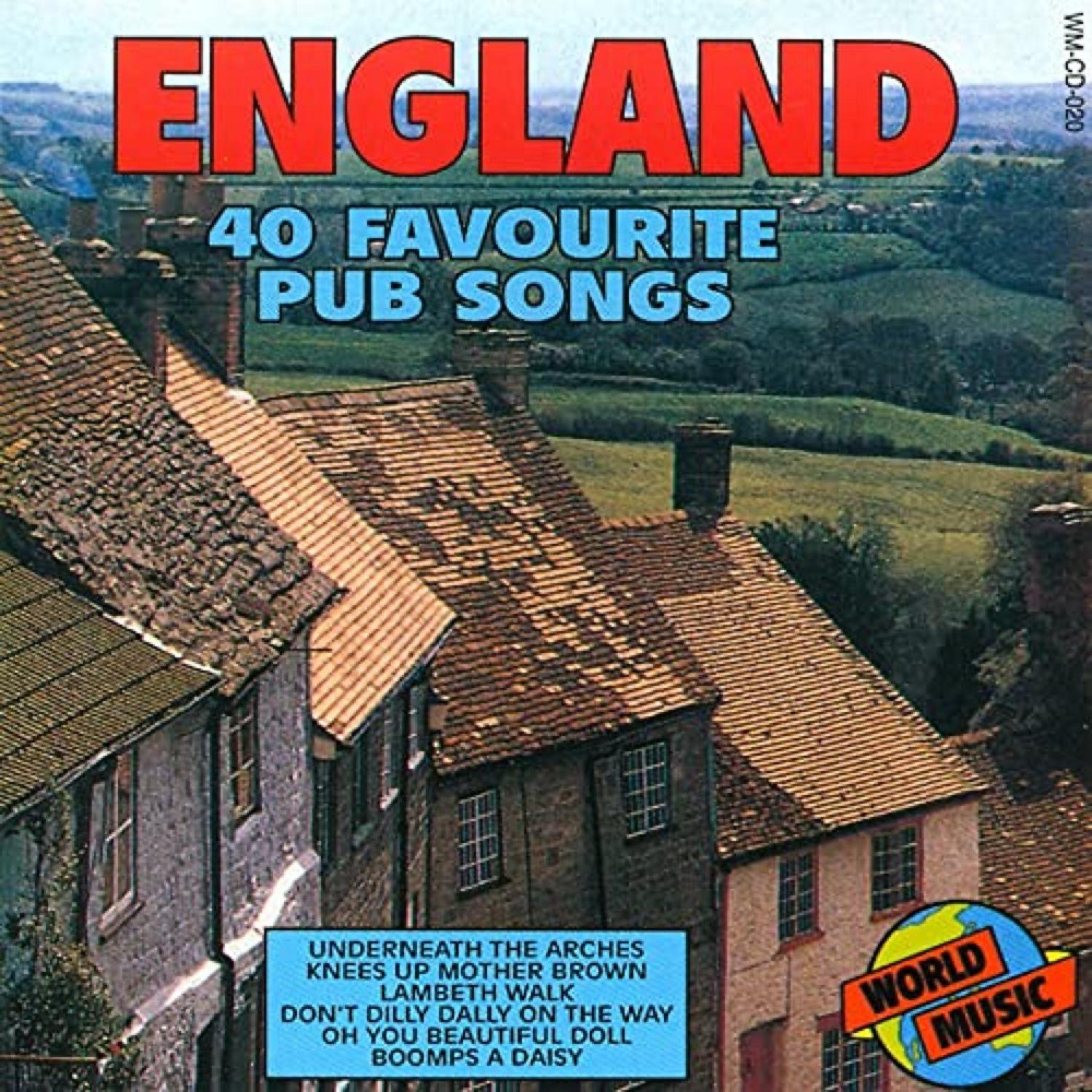 Постер альбома England - 40 Favourite Pub Songs