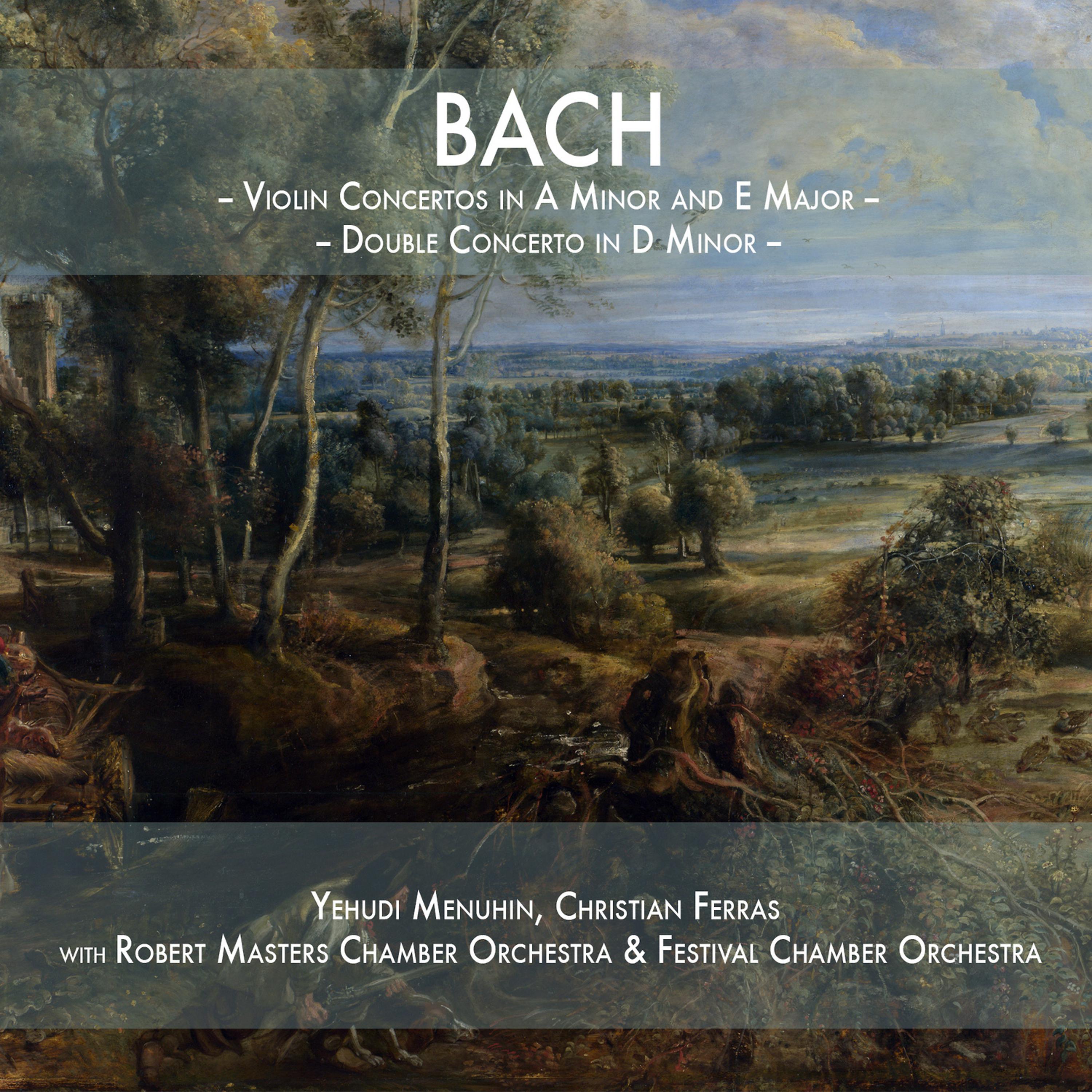 Постер альбома Bach: Violin Concertos in A Minor and E Major & Double Concerto in D Minor