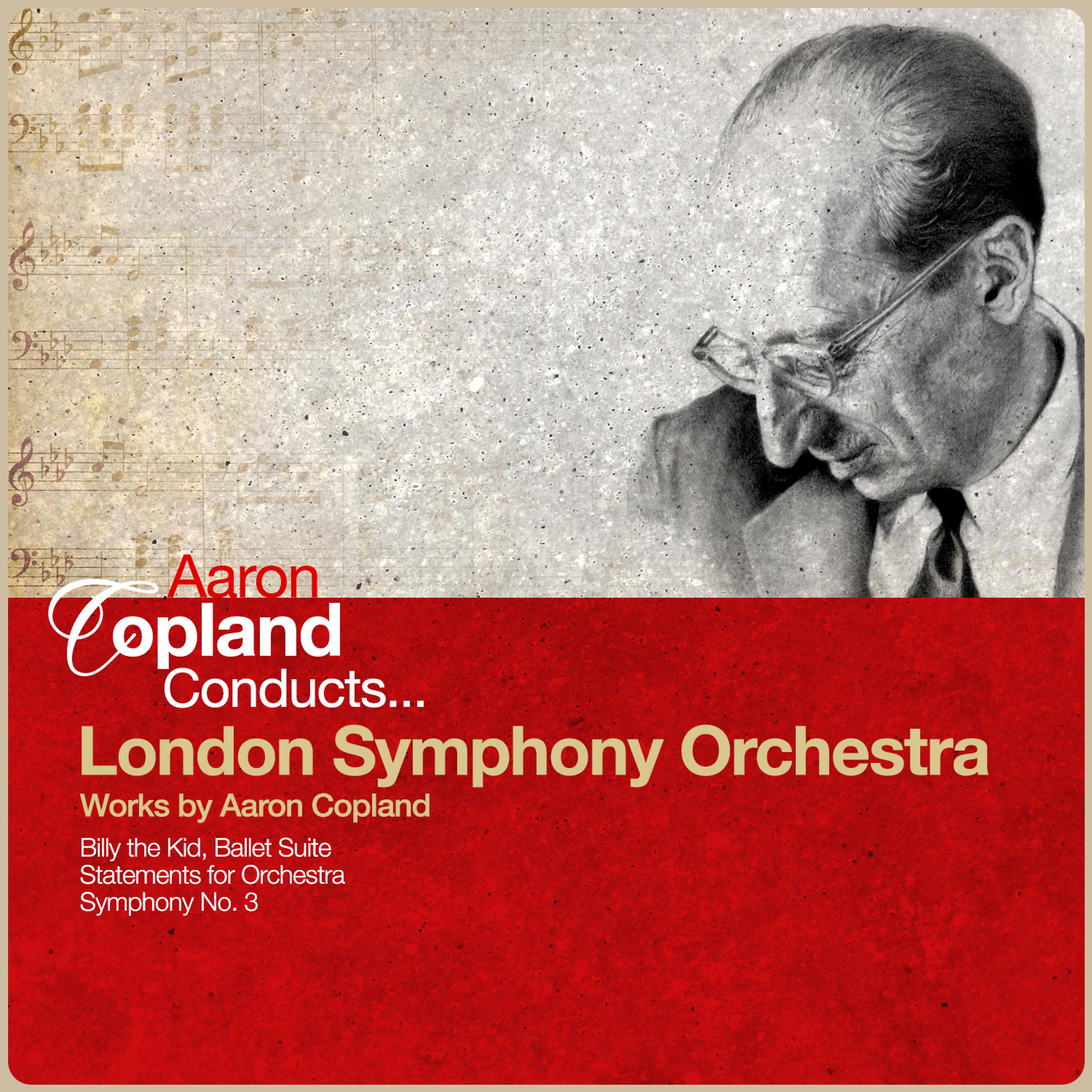Постер альбома Aaron Copland Conducts... London Symphony Orchestra