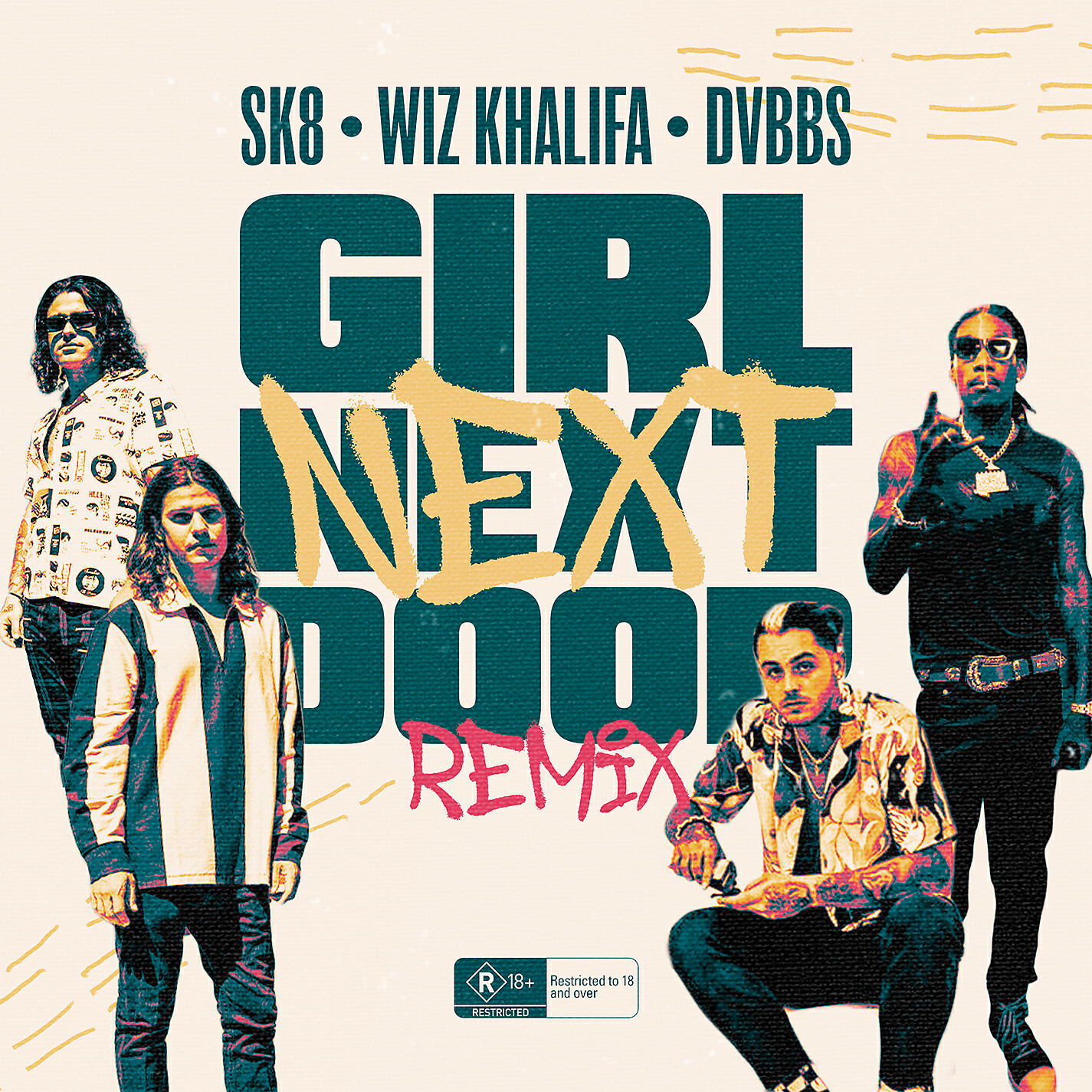 SK8 - Girl Next Door (Remix) [feat. Wiz Khalifa, DVBBS]
