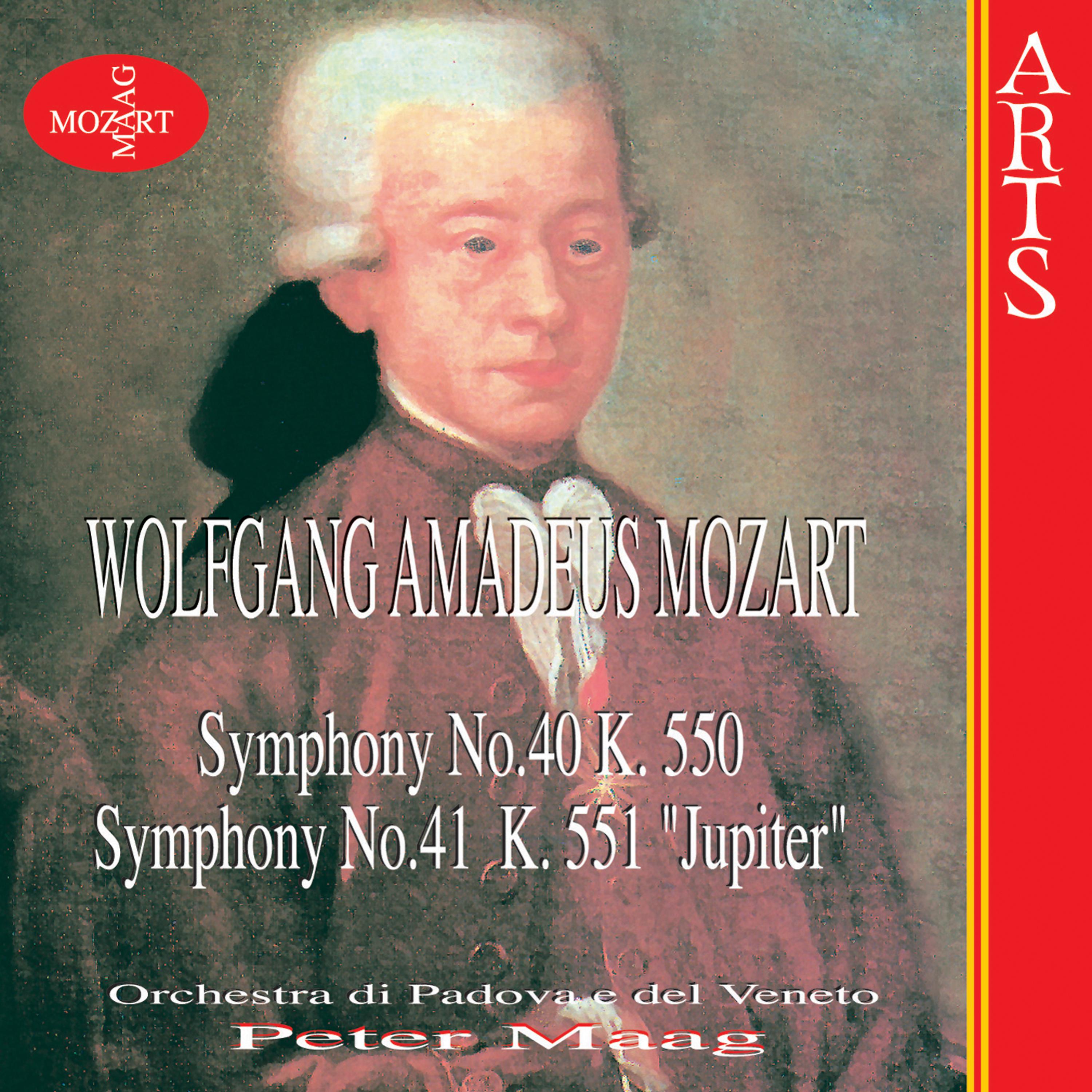 Постер альбома W.A. Mozart: Symphonies Nos. 40 K. 550 & 41 K. 551 "Jupiter"
