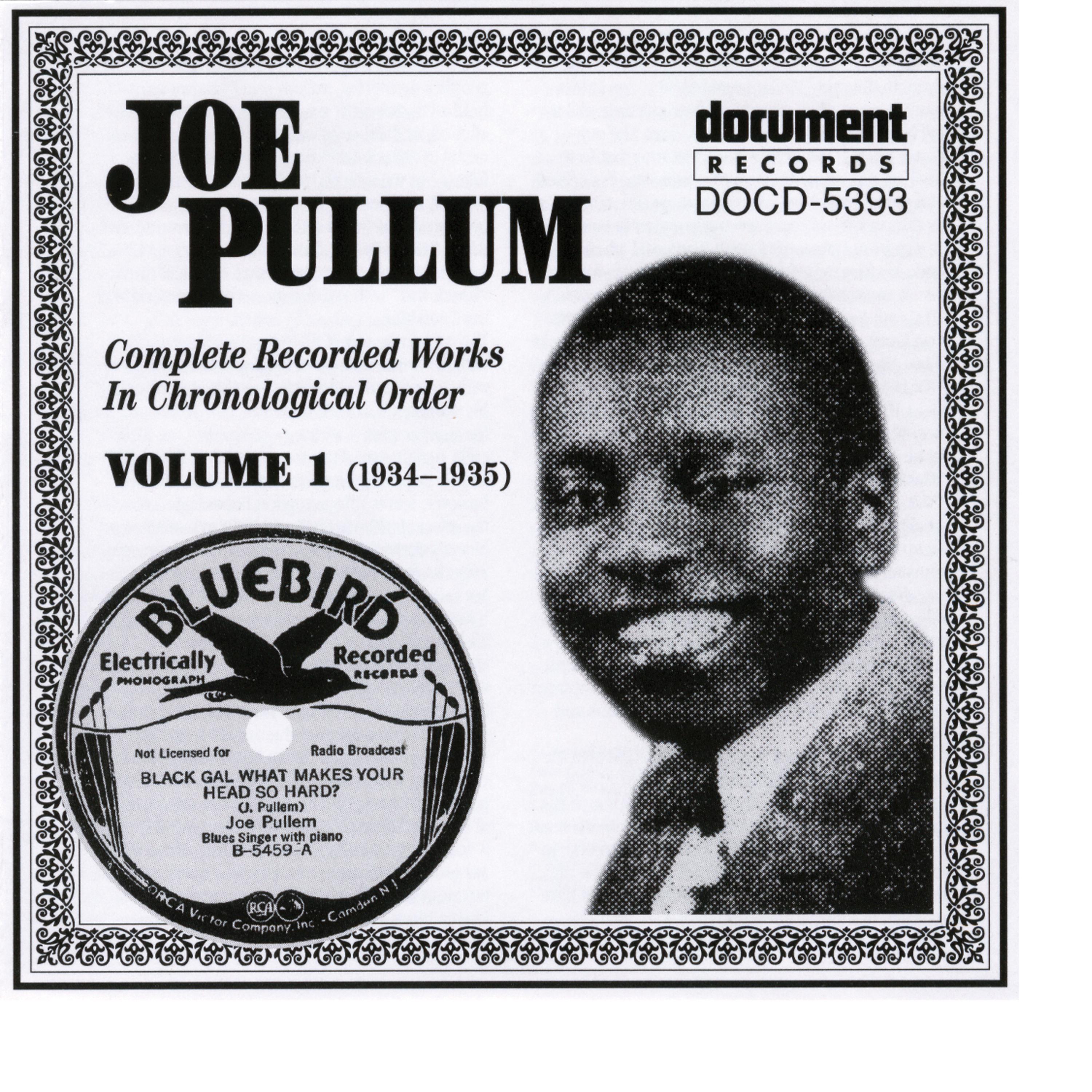 Постер альбома Joe Pullum Vol. 1 (1934-1935)