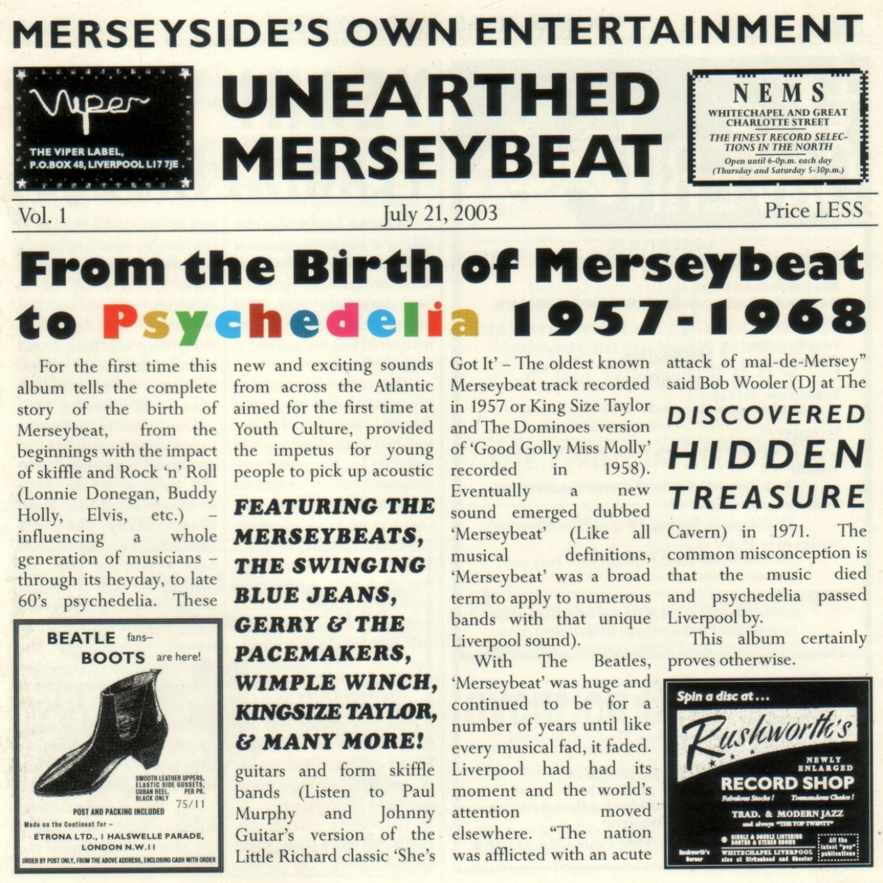Постер альбома Unearthed Merseybeat, Vol. 1