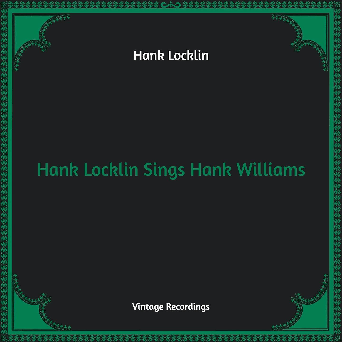 Постер альбома Hank Locklin Sings Hank Williams