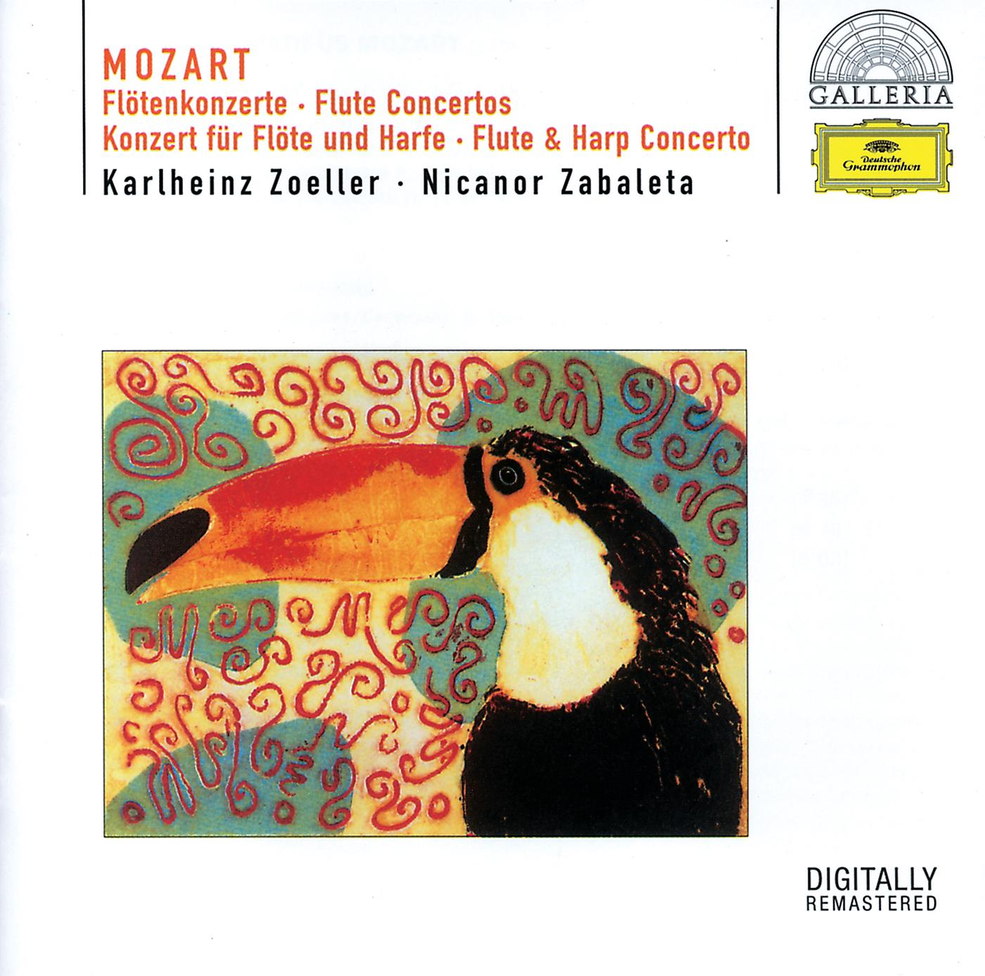 Постер альбома Mozart: Flute Concertos Nos. 1 & 2; Flute & Harp Concerto K. 299