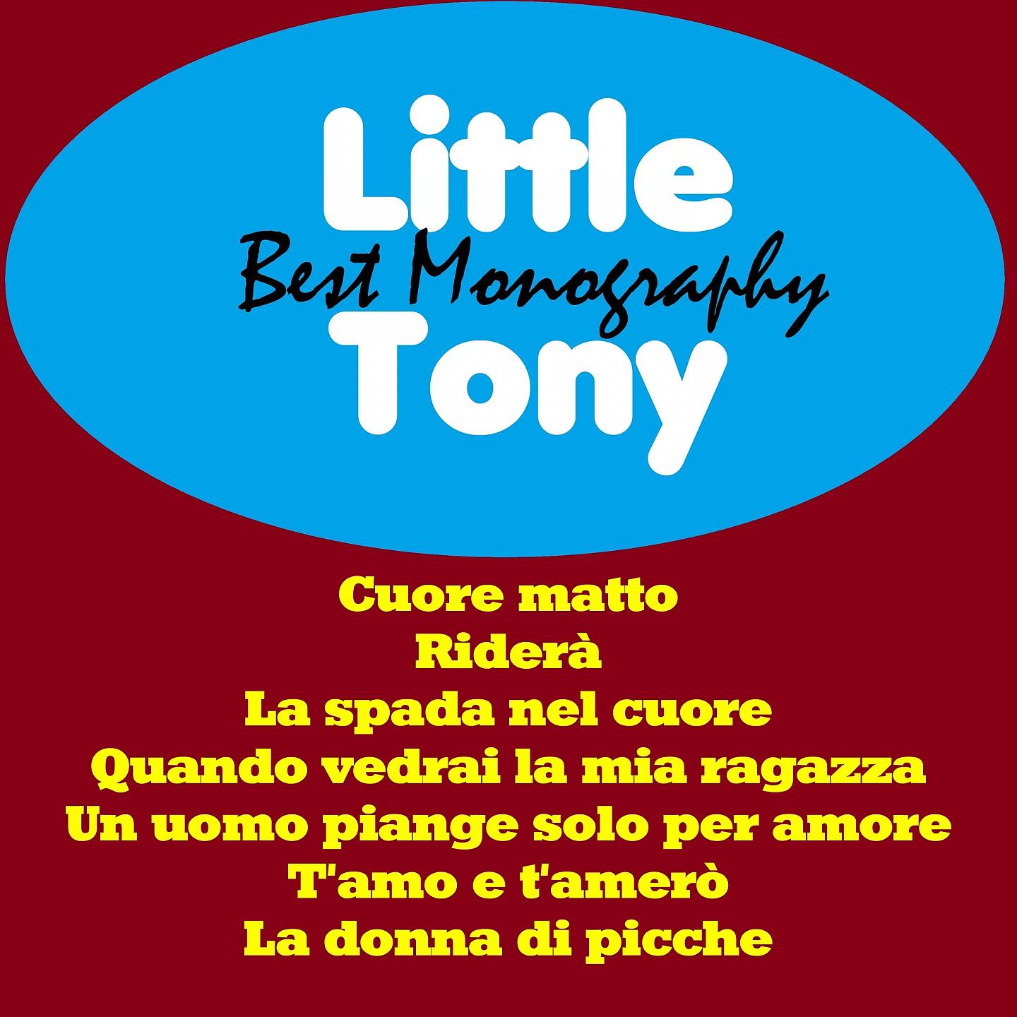 Постер альбома Best monography: Little Tony