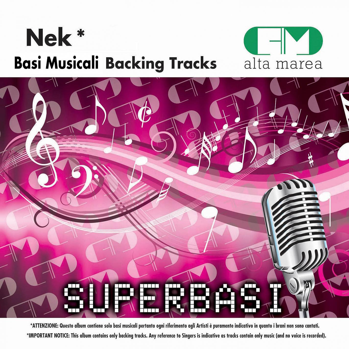 Постер альбома Basi Musicali: Nek (Backing Tracks)