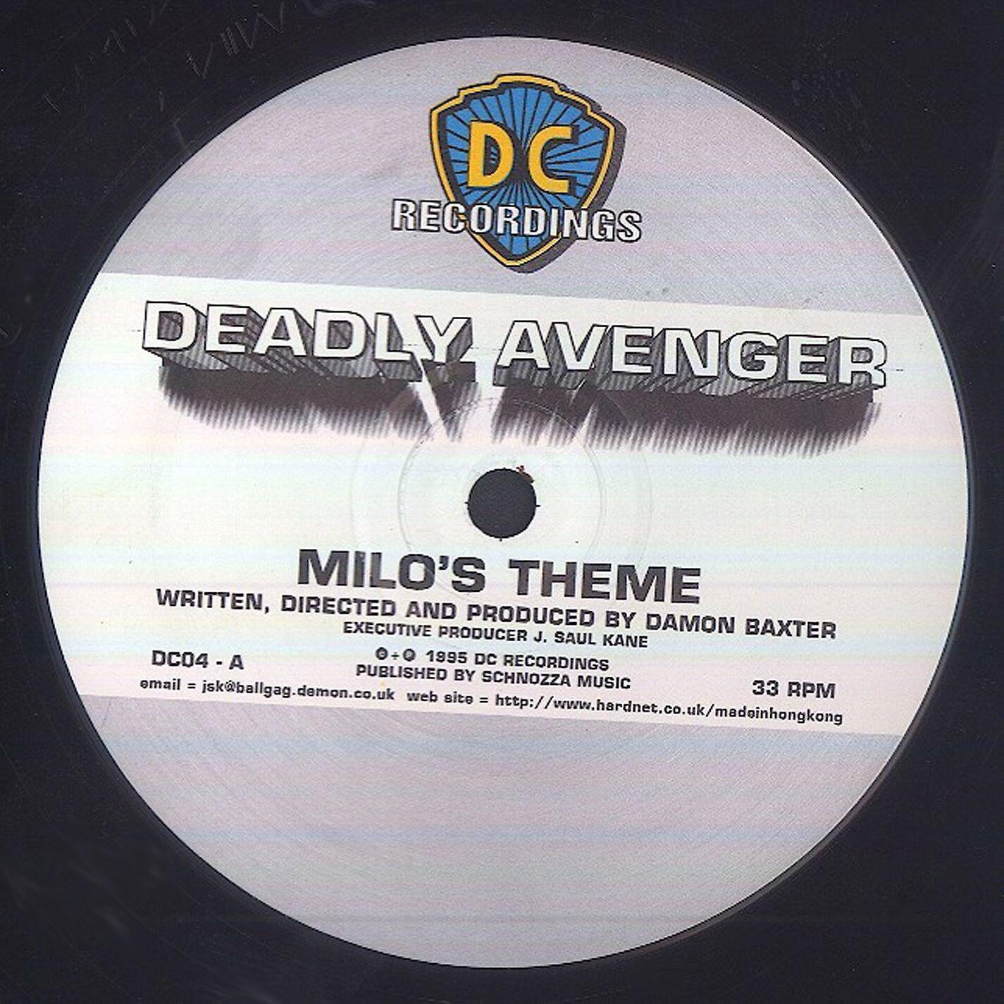 Deadly Avenger - Milo's Theme (Single Version)