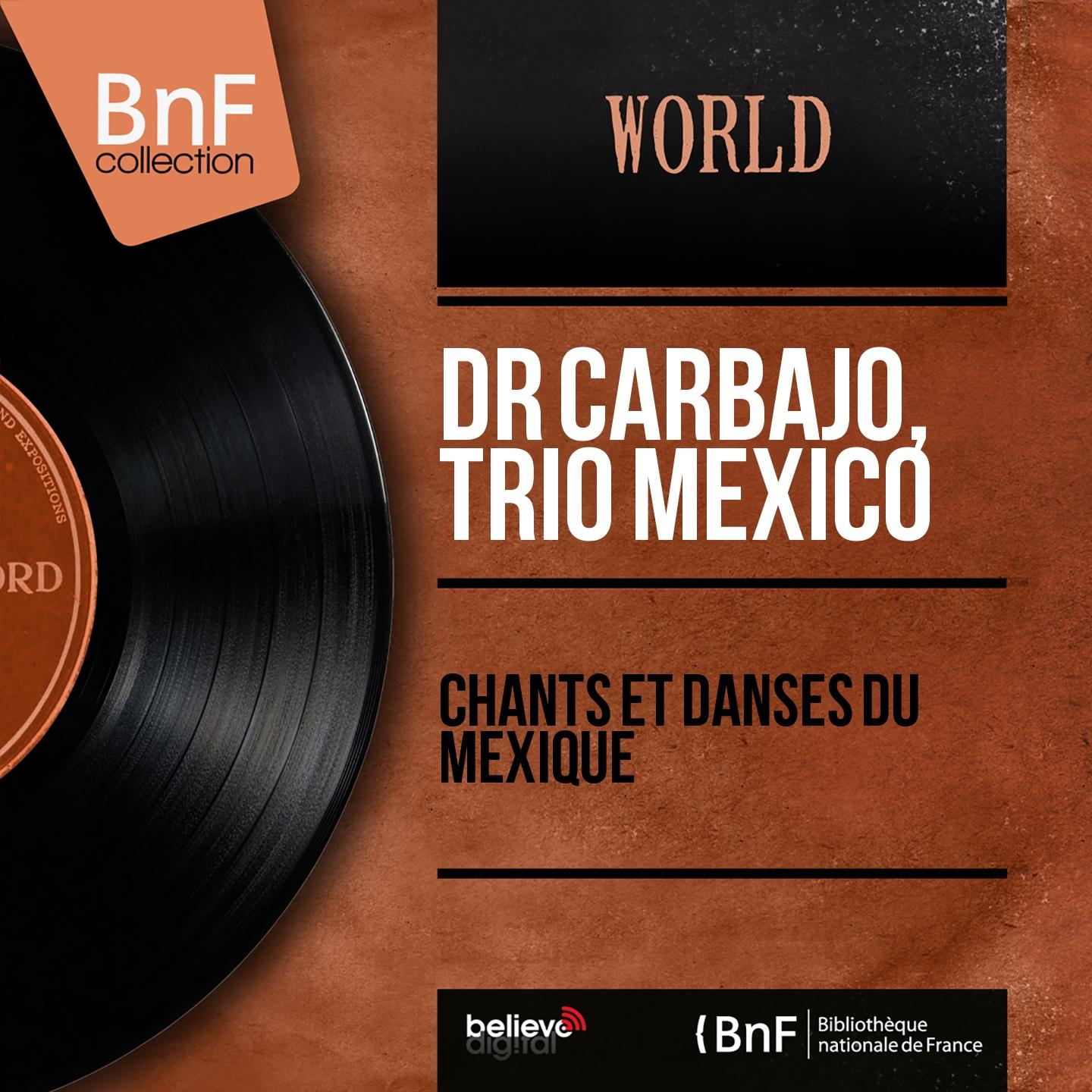 Постер альбома Chants et danses du Mexique (Mono Version)