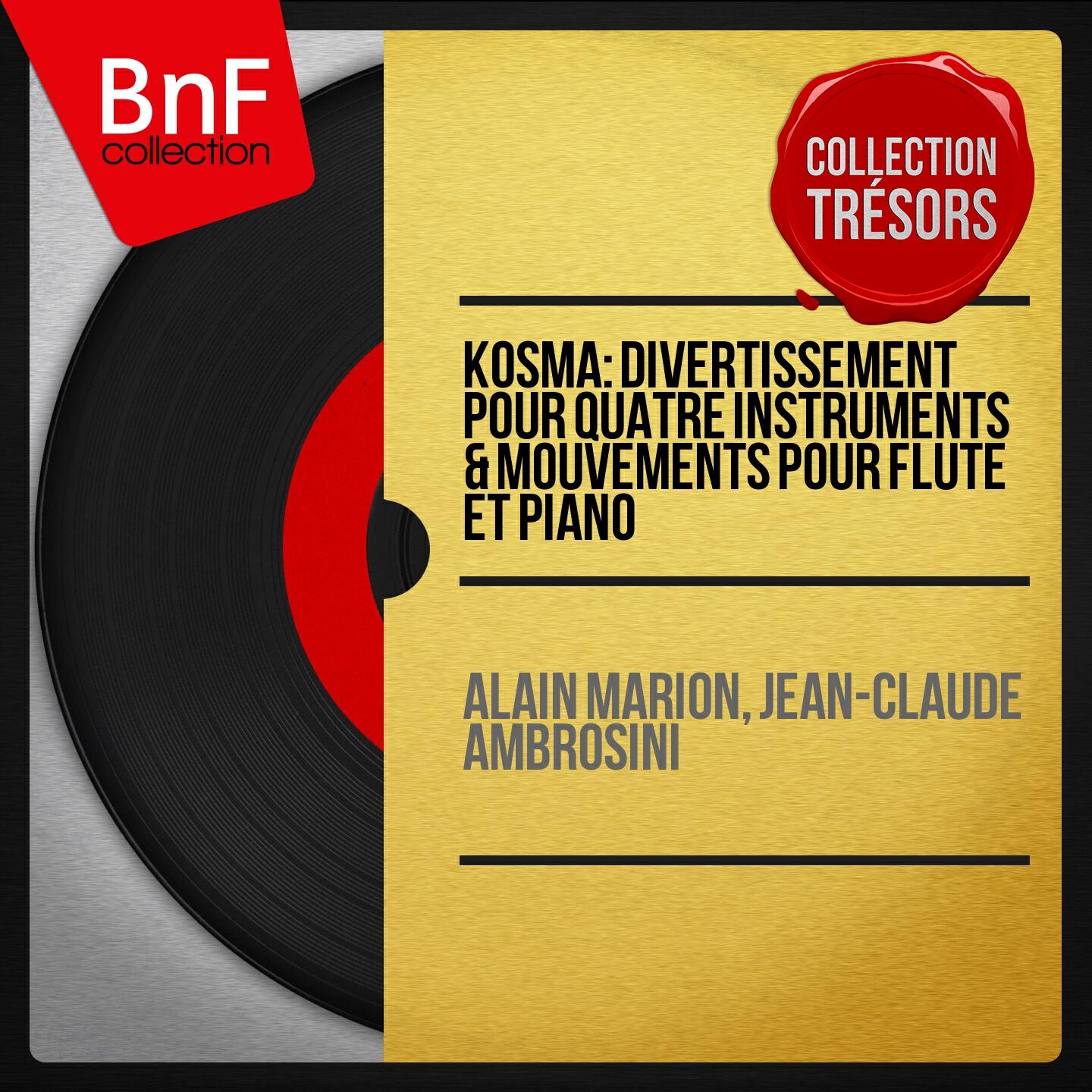 Alain Marion - Divertissement pour quatre instruments: I. Allegretto