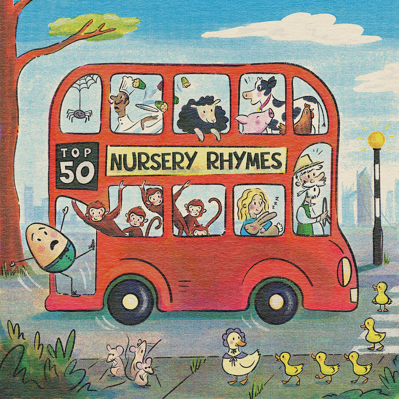 Постер альбома Top 50 Nursery Rhymes