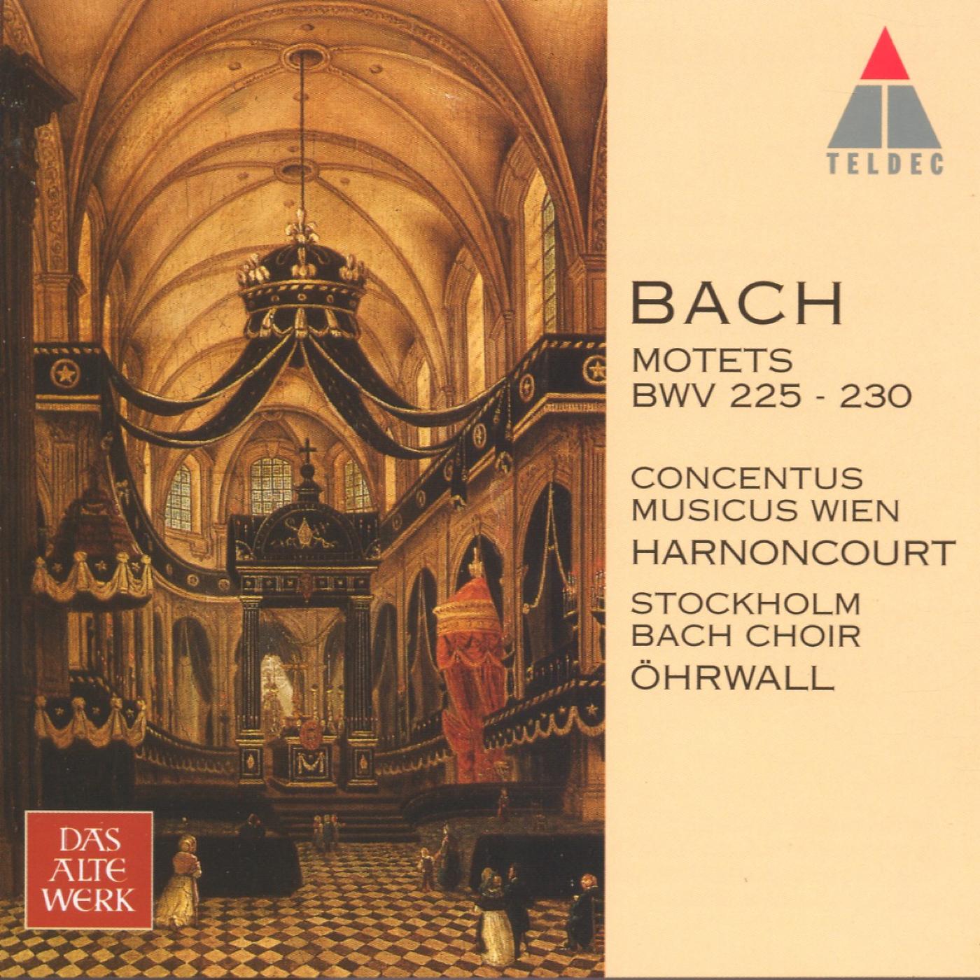 Постер альбома Bach, JS : Motets BWV Nos 225 - 230