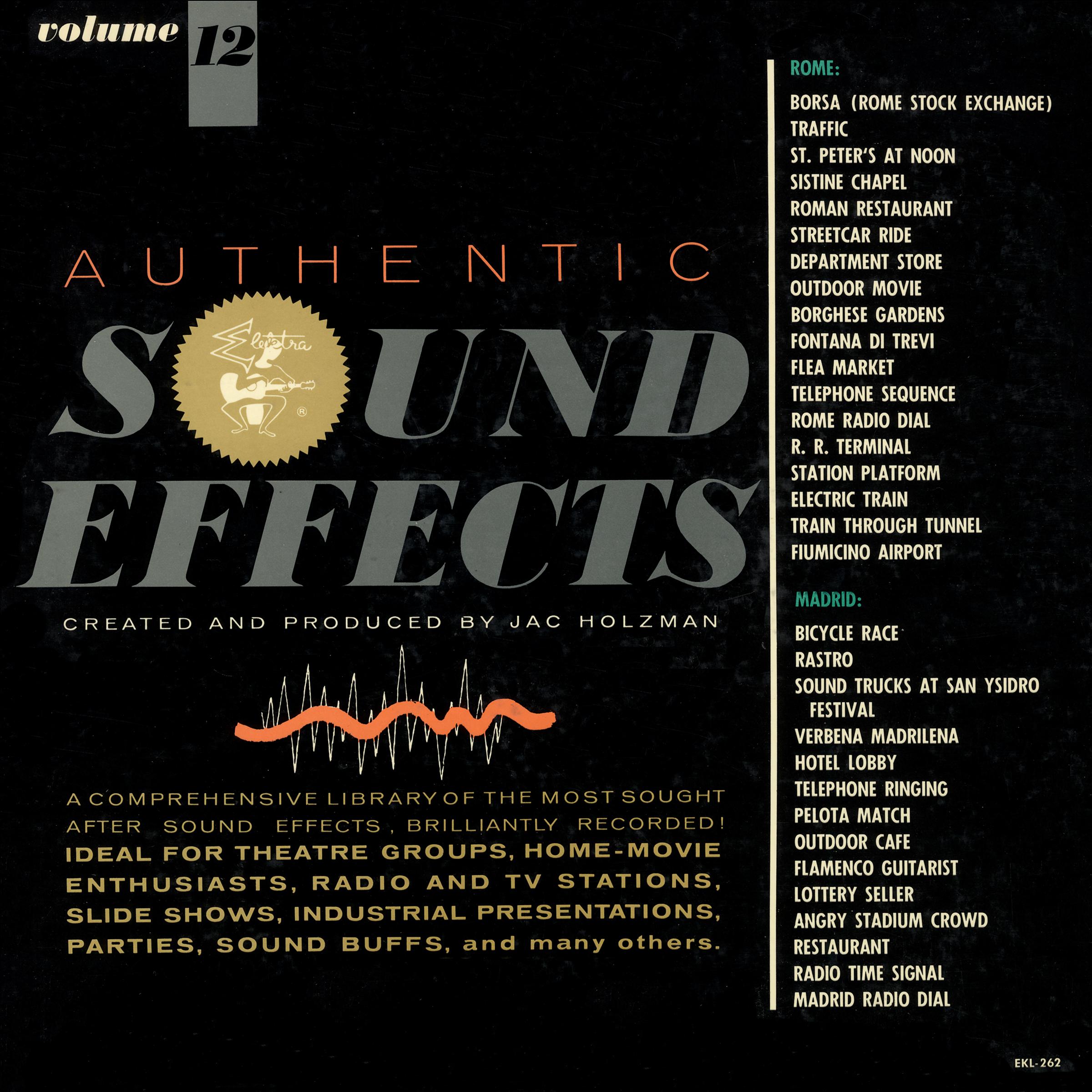 Постер альбома Authentic Sound Effects (Vol. 12)