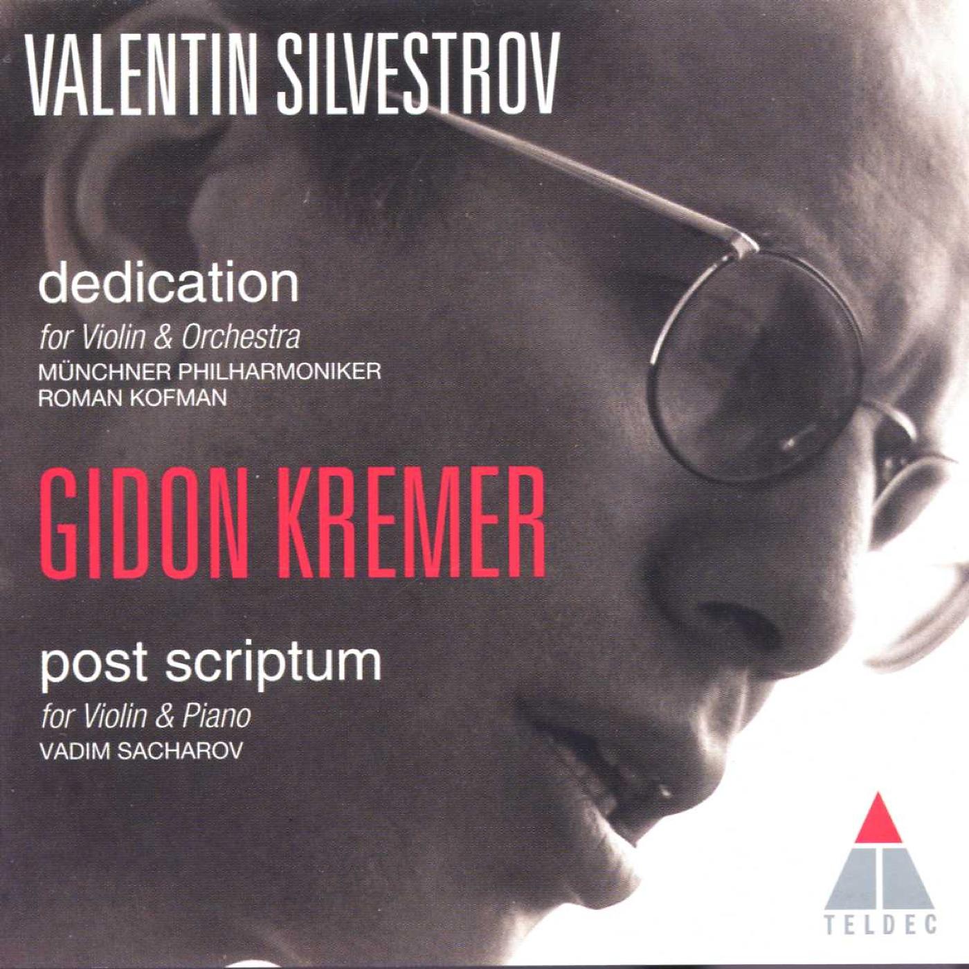 Постер альбома Silvestrov: Dedication & Post Scriptum