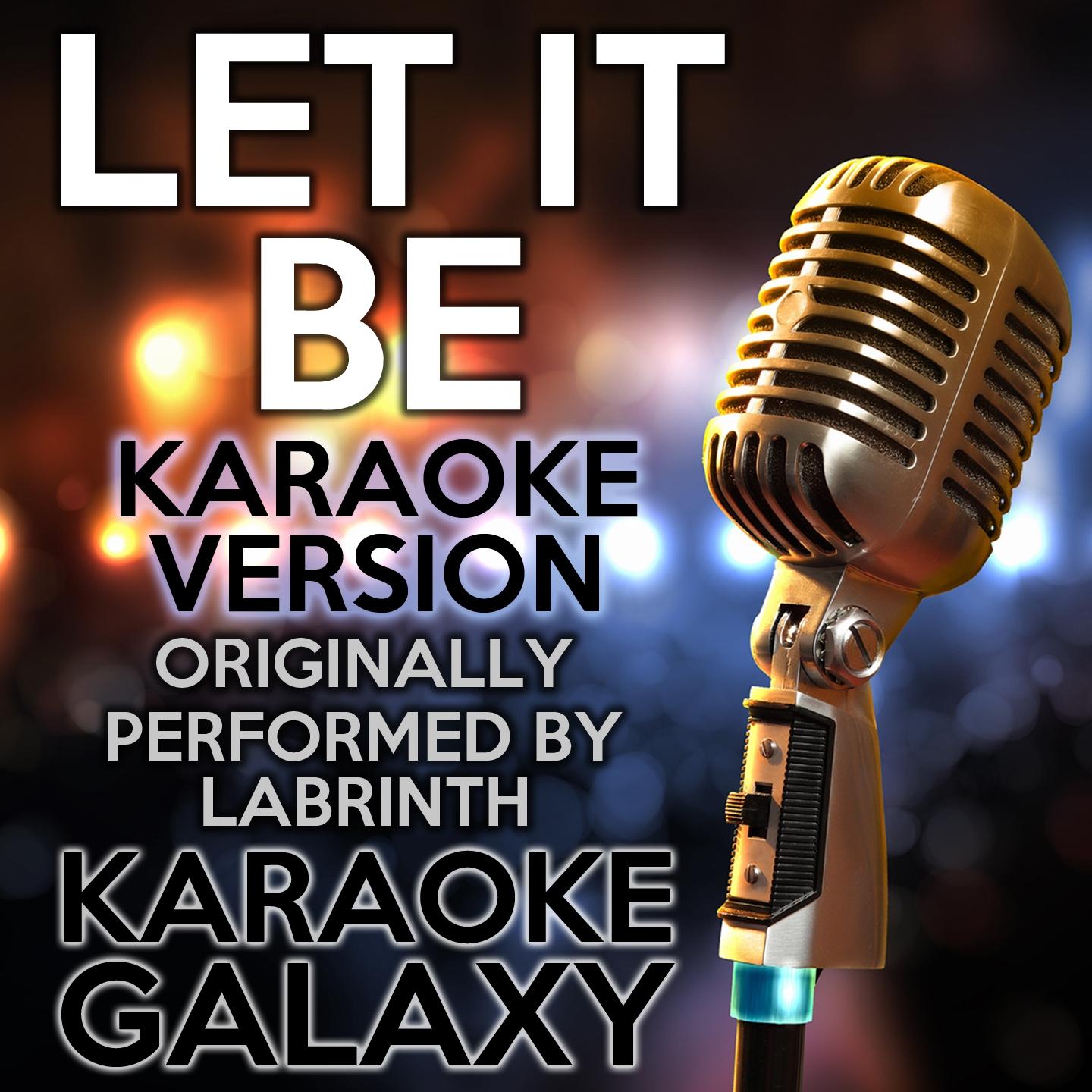 Постер альбома Let It Be (Karaoke Version)