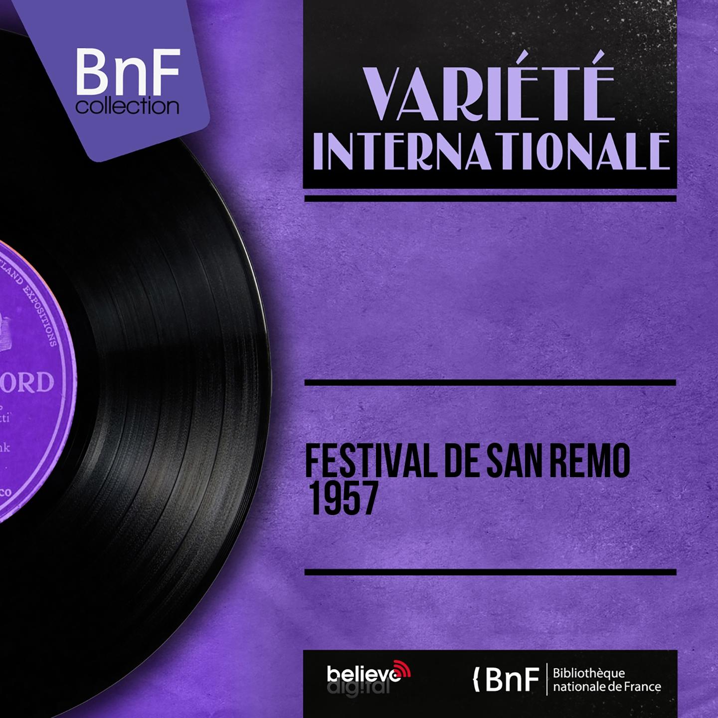 Постер альбома Festival de San Remo 1957 (Mono Version)