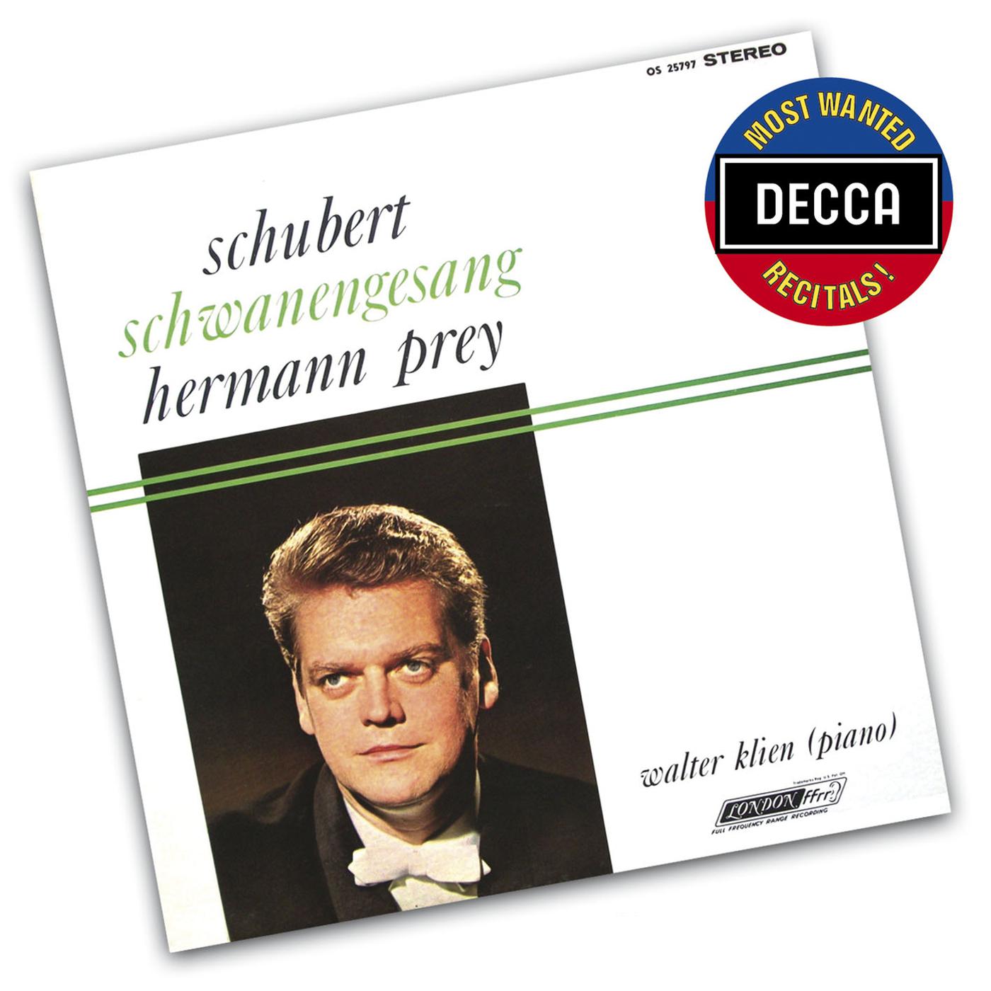 Hermann Prey - Schubert: Schwanengesang, D.957 (Cycle) - Der Atlas