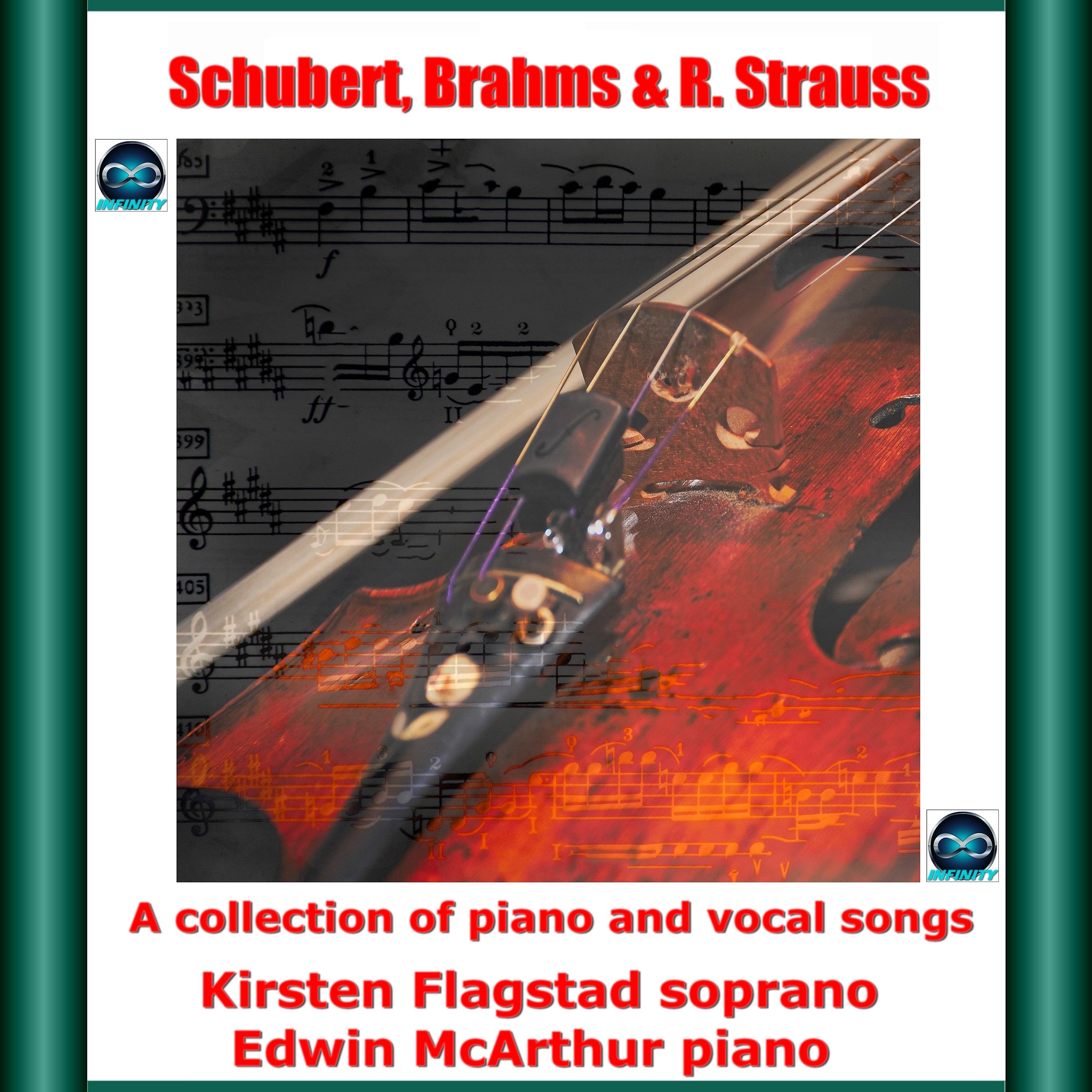 Постер альбома Schubert, brahms & R. Strauss: a collection of Piano and vocal songs
