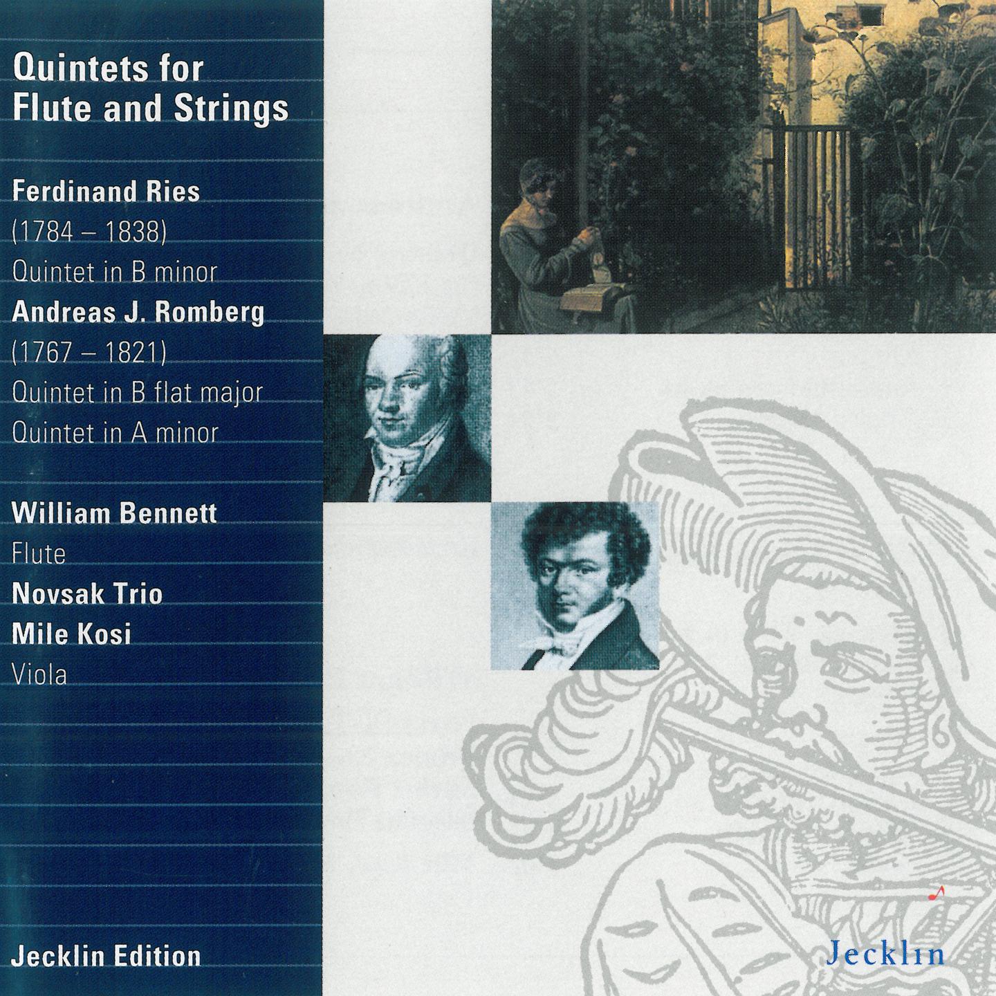Постер альбома Ferdinand Ries & Andreas Jakob Romberg: Quintets for Flute and Strings