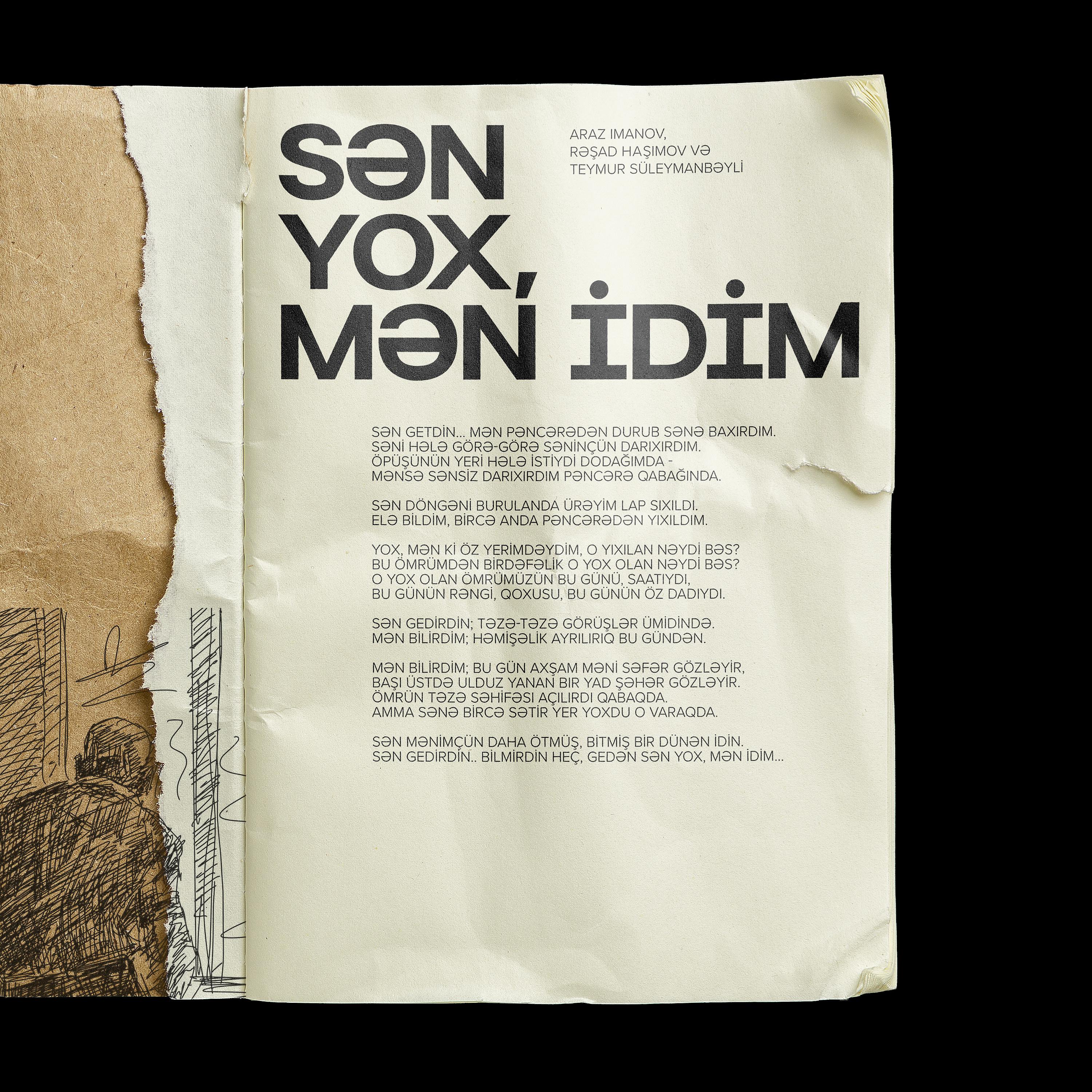 Постер альбома Sən Yox, Mən İdim