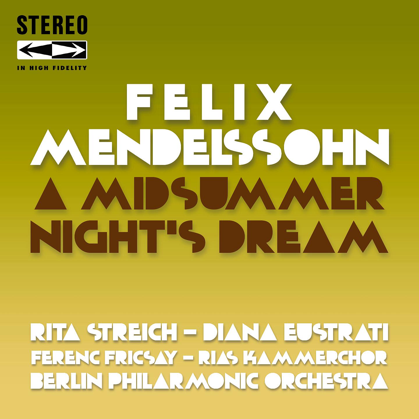 Постер альбома Mendelssohn a Midsummer Night's Dream Op.61