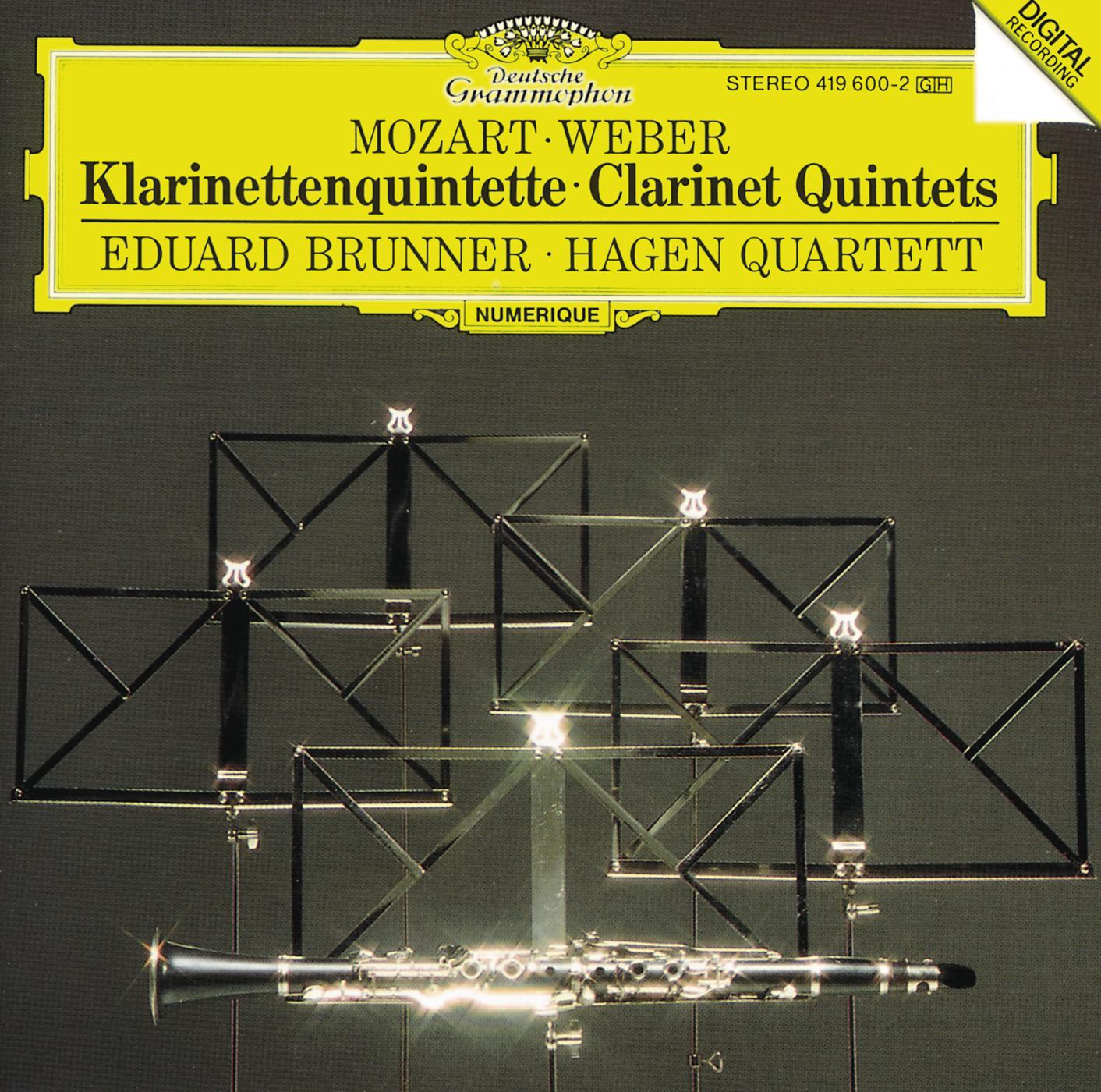 Постер альбома Mozart / Weber: Clarinet Quintets