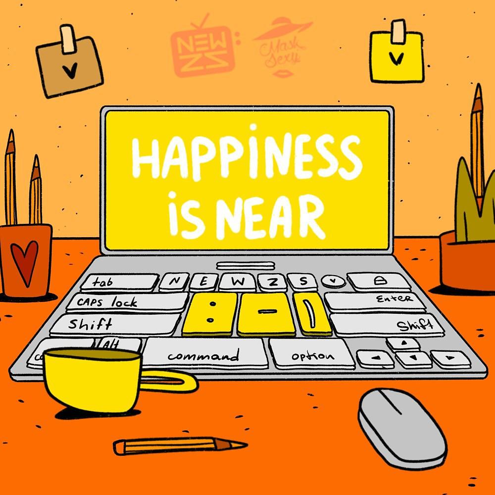 Постер альбома Happiness Is Near (Radio Mix)