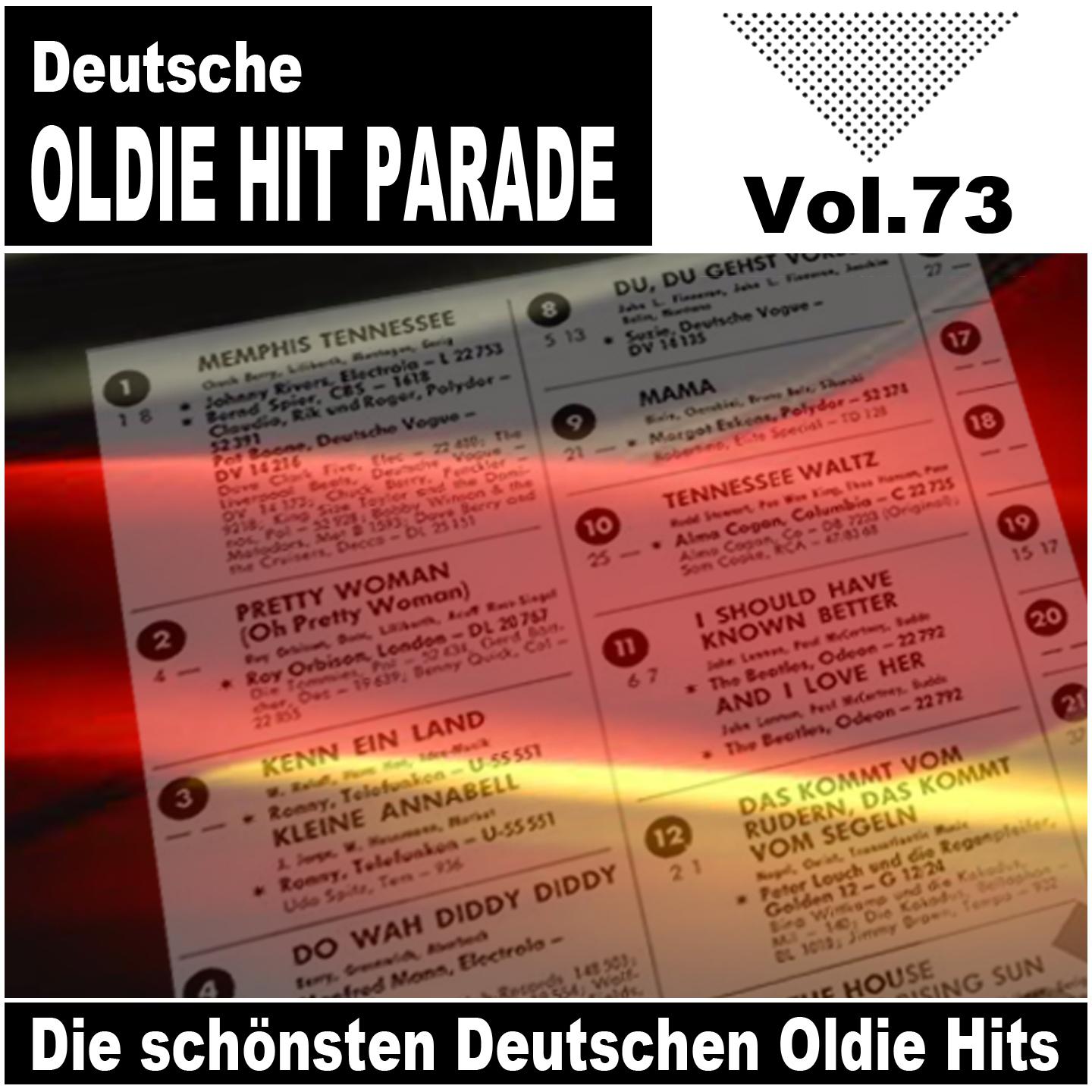 Постер альбома Deutsche Oldie Hit Parade - Die schönsten Deutschen Oldie Hits, Vol. 73